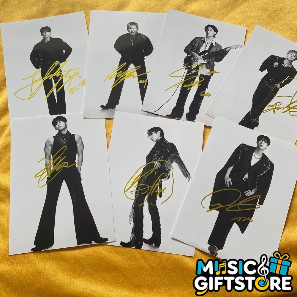 BTS ARIRANG JK JUNG KOOK V SUGA JIN JIMIN Autographed Signed 4*6 K-POP 2026 #MUG, image 2