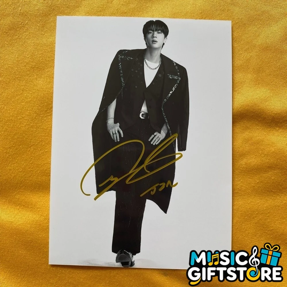 BTS ARIRANG JK JUNG KOOK V SUGA JIN JIMIN Autographed Signed 4*6 K-POP 2026 #MUG, image 5