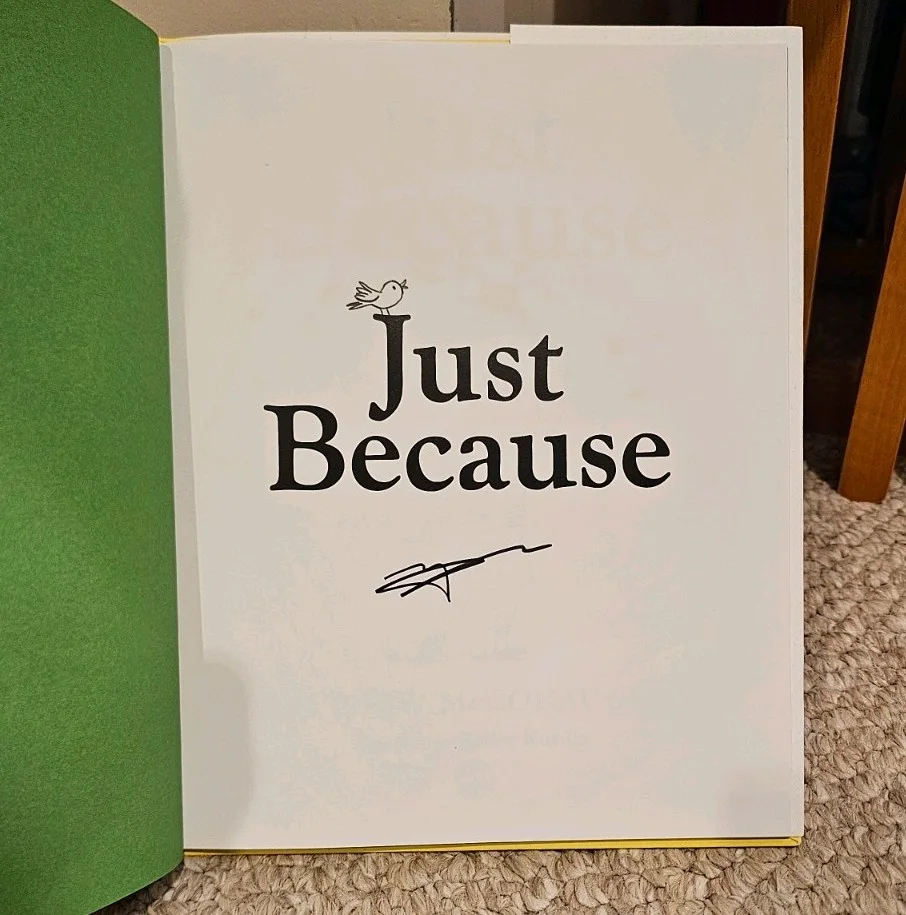 Matthrw McConaughey — Matthew McConaughey SIGNED Autograph "Just Because" Book!, image 2