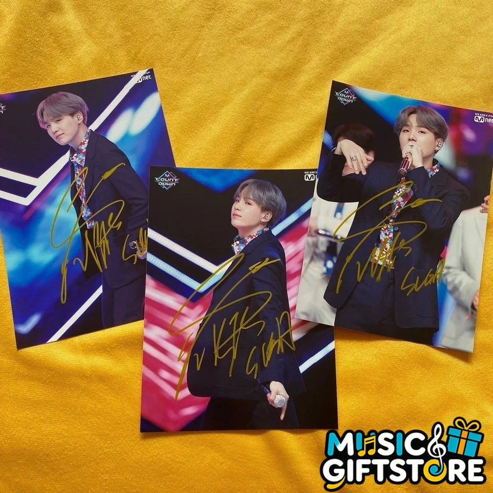 BTS JIN AUTOGRAPHED SIGNED PHOTO K-POP COLLECTIBLES 4*6 2025 #MUGS, image 2