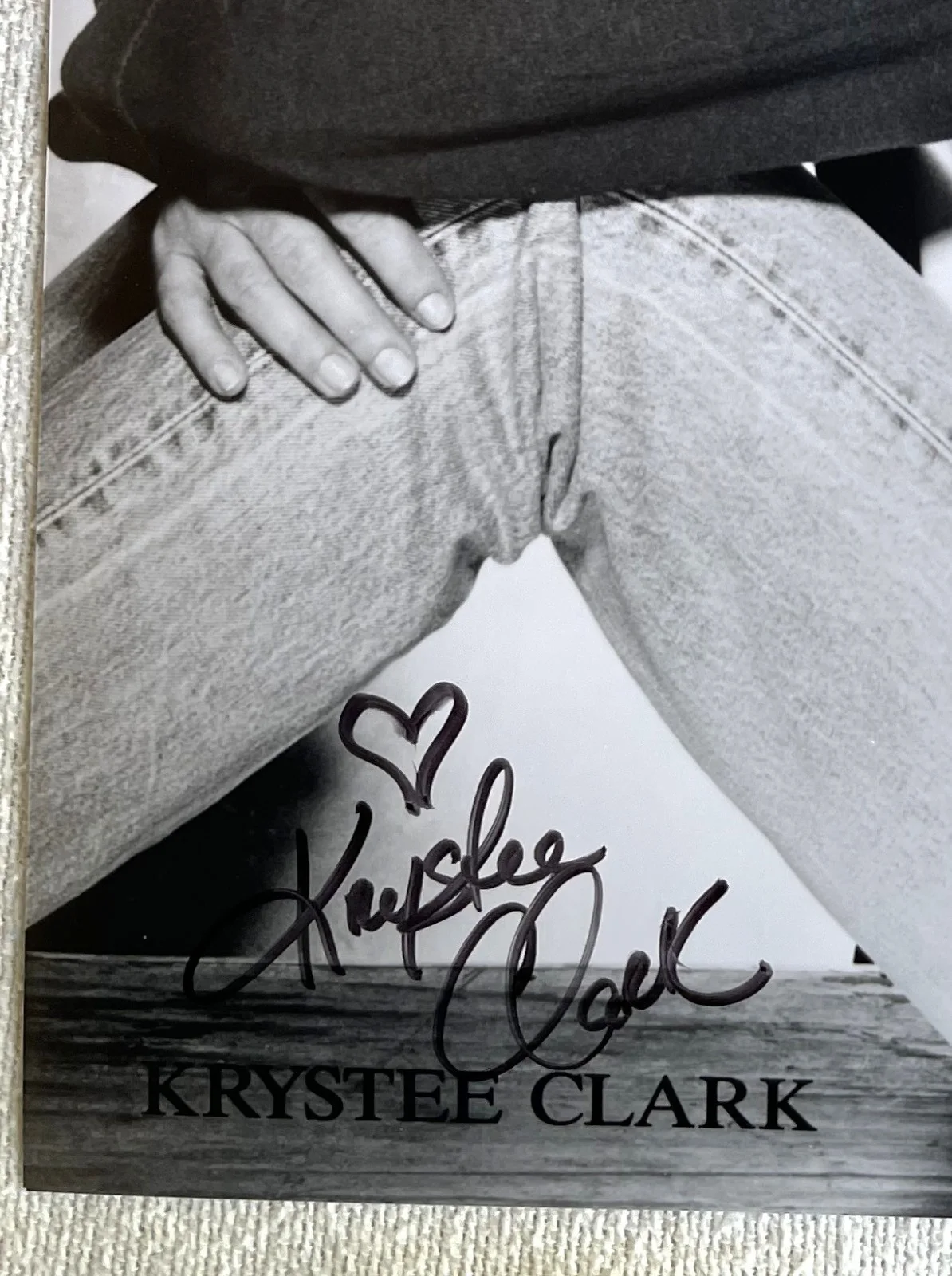 Krystee Clark — Krystee Clark - 1990's child character actress - Autographed Photo, изображение 2