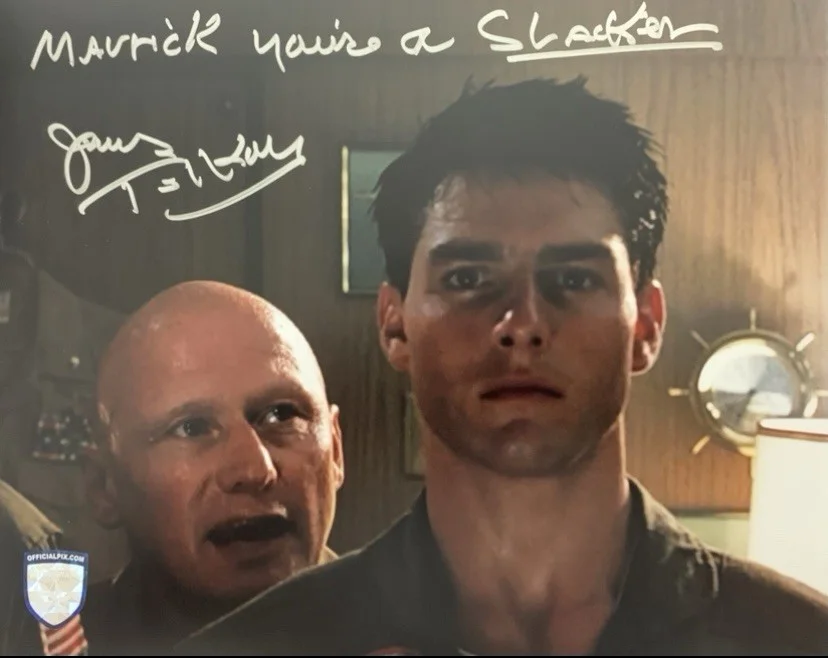 James Tolkan — James Tolkan "Top Gun" Signed With Fun Inscription 8x10 Official Pix Photo