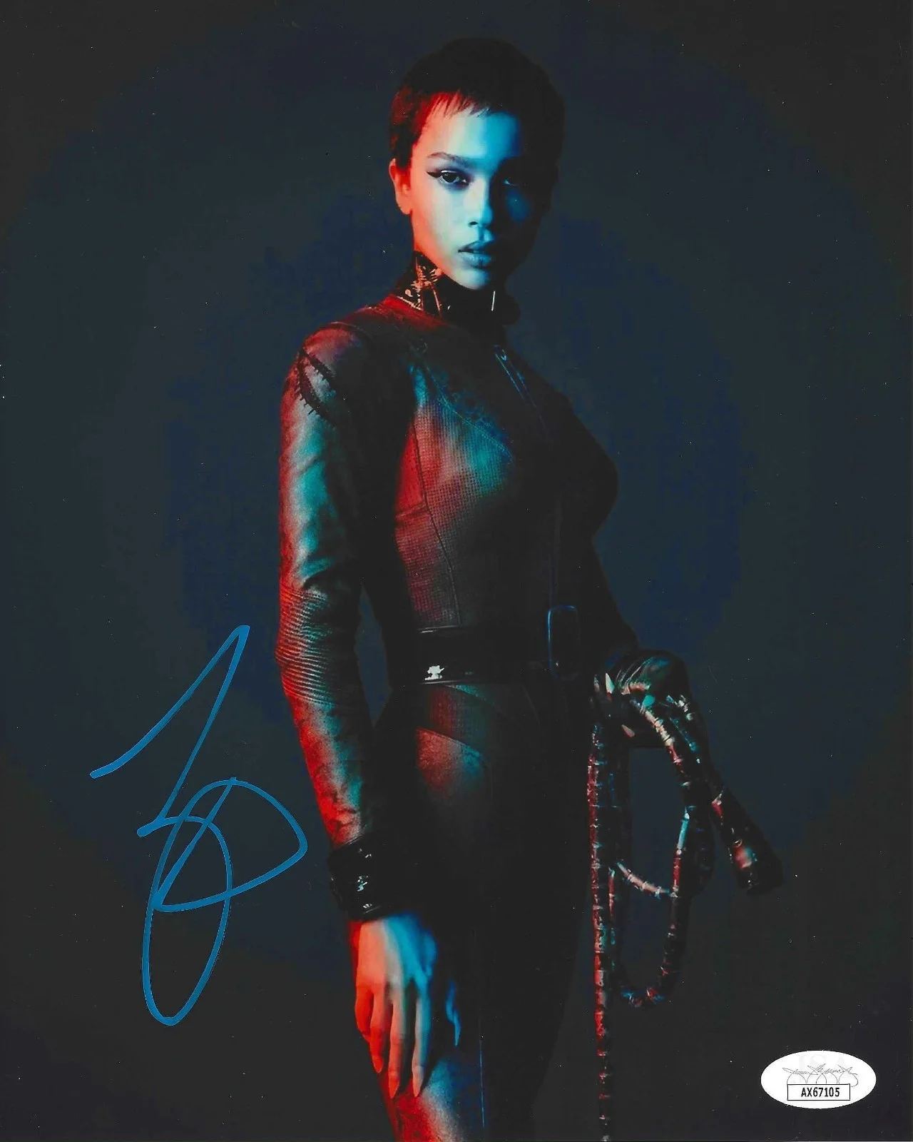 ZOE KRAVITZ — ZOE KRAVITZ SIGNED AUTOGRAPHED BATMAN CATWOMAN 8X10 PHOTO JSA
