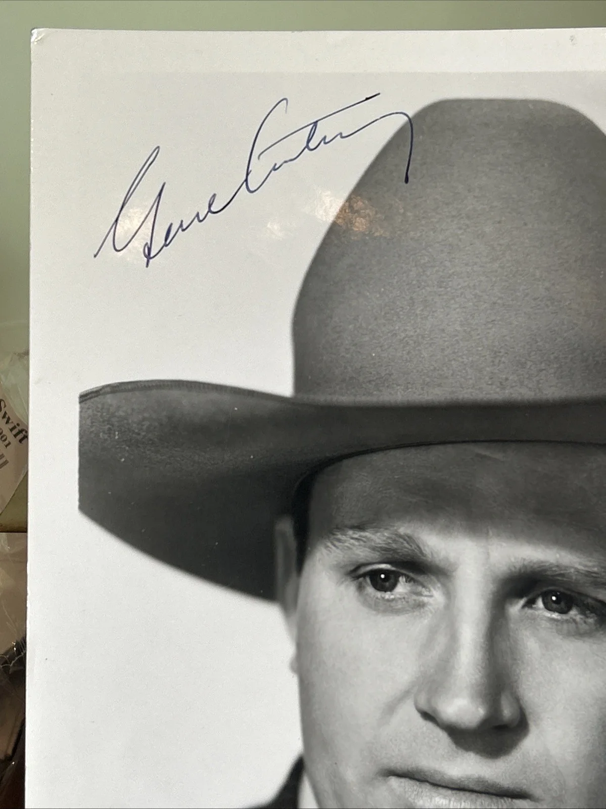 GENE AUTRY ACTOR MUSICIAN AUTOGRAPHED SIGNED 8x10 PRESS PHOTO t377, изображение 2