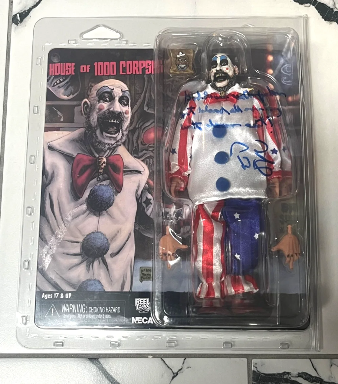 Sid Haig — SID HAIG Signed Captain Spaulding House of 1000 Corpses Action Figure - JSA LOA