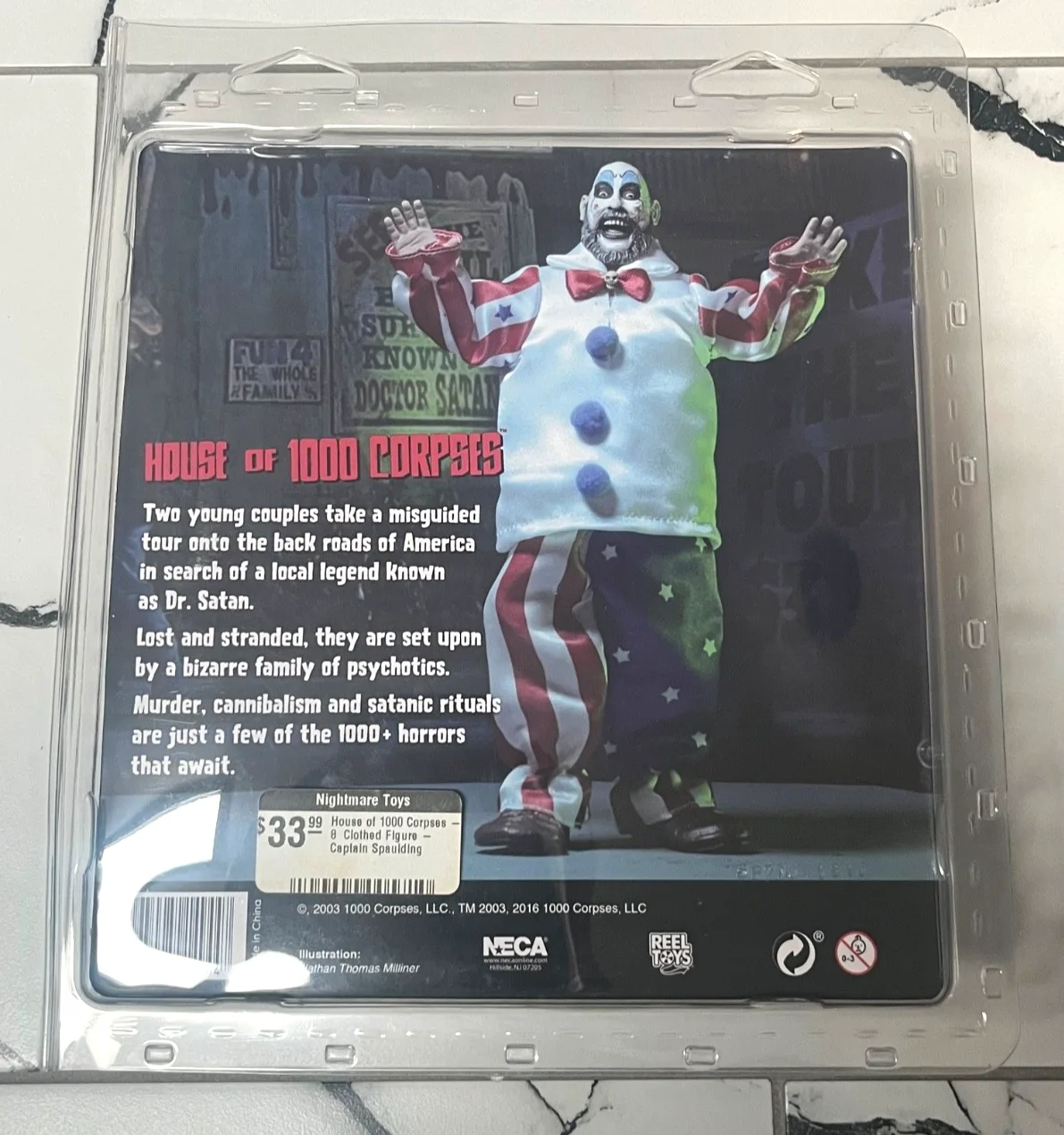 Sid Haig — SID HAIG Signed Captain Spaulding House of 1000 Corpses Action Figure - JSA LOA, image 3