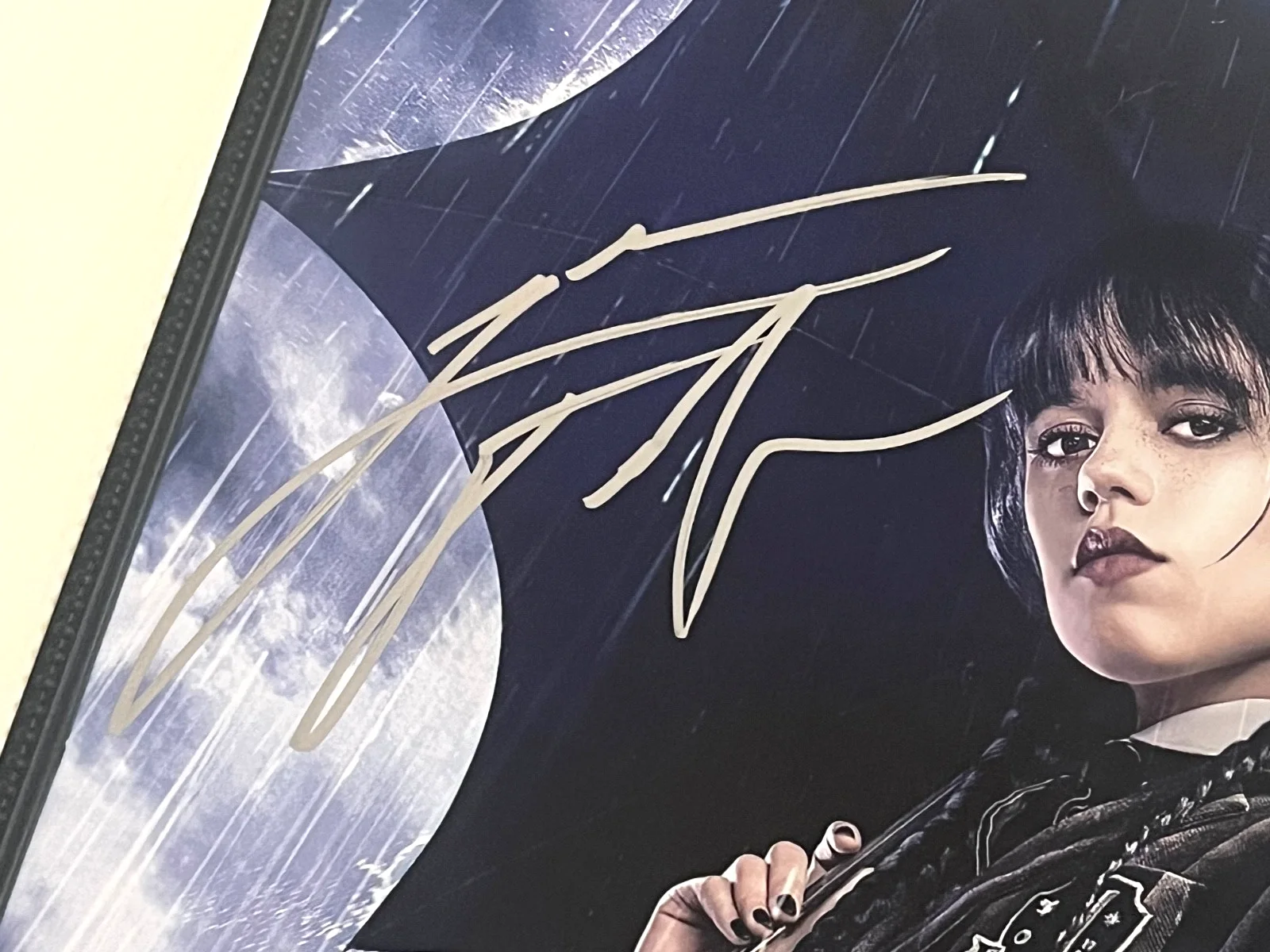 Jenna Ortega — Jenna Ortega Signed Wednesday Adams 11x14 Photo Beetlejuice Star Auto - BAS COA, image 2