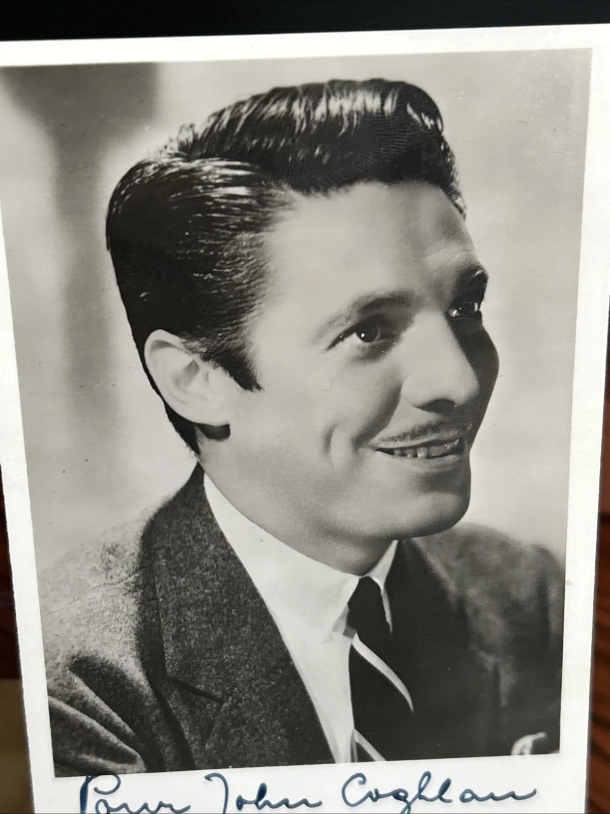 Jean Sablon Signed Vintage Autograph 3.5x5.5 Photo French Singer Writer t375, изображение 3