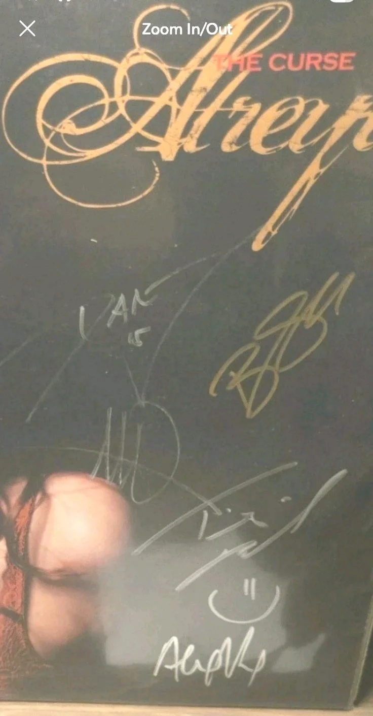 Atreyu Signed The Curse Vinyl Record All 5 Original Members, изображение 2