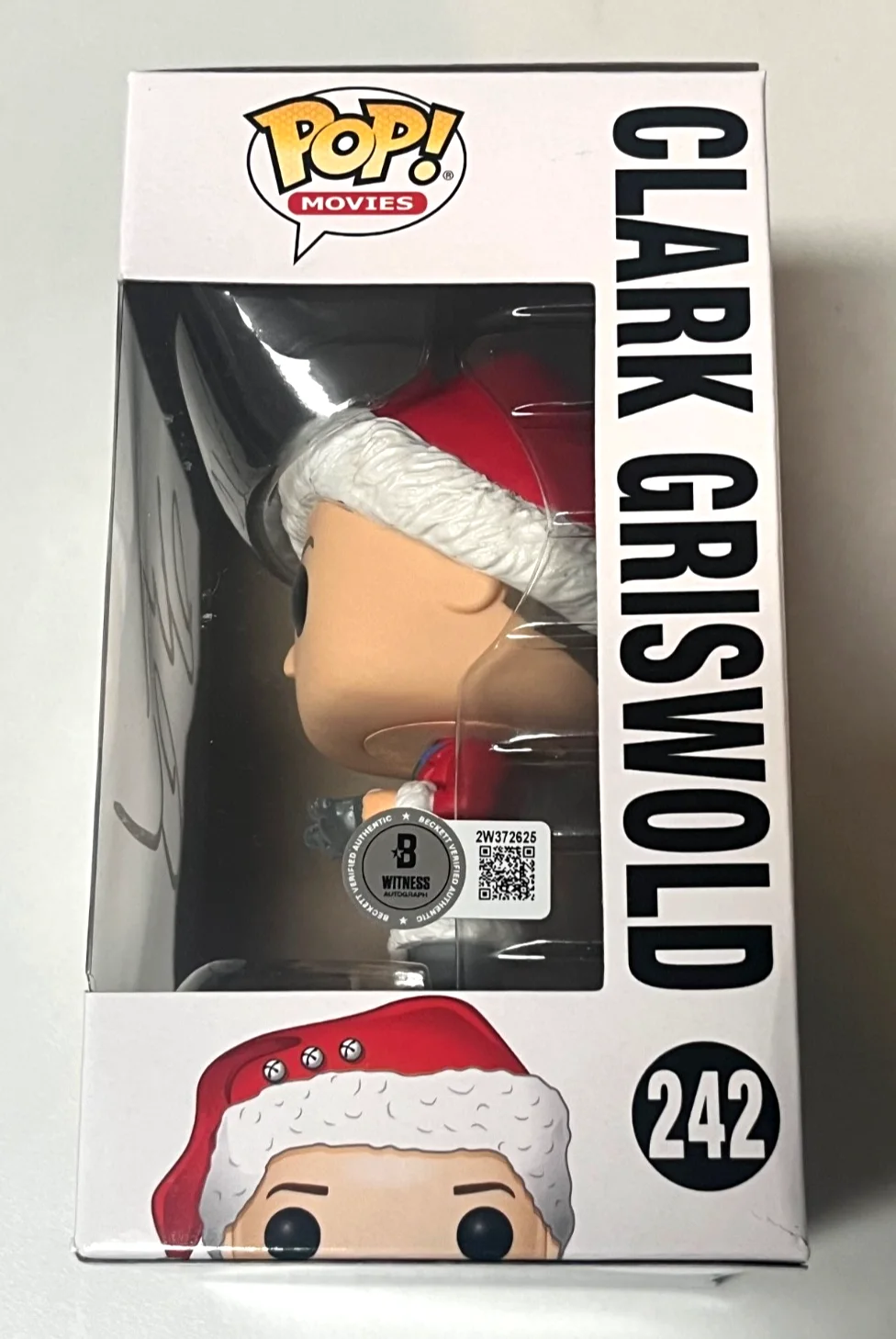 Chevy Chase — Chevy Chase Signed Clark Griswold Christmas Vacation Funko Pop #242 - BAS WIT, изображение 2