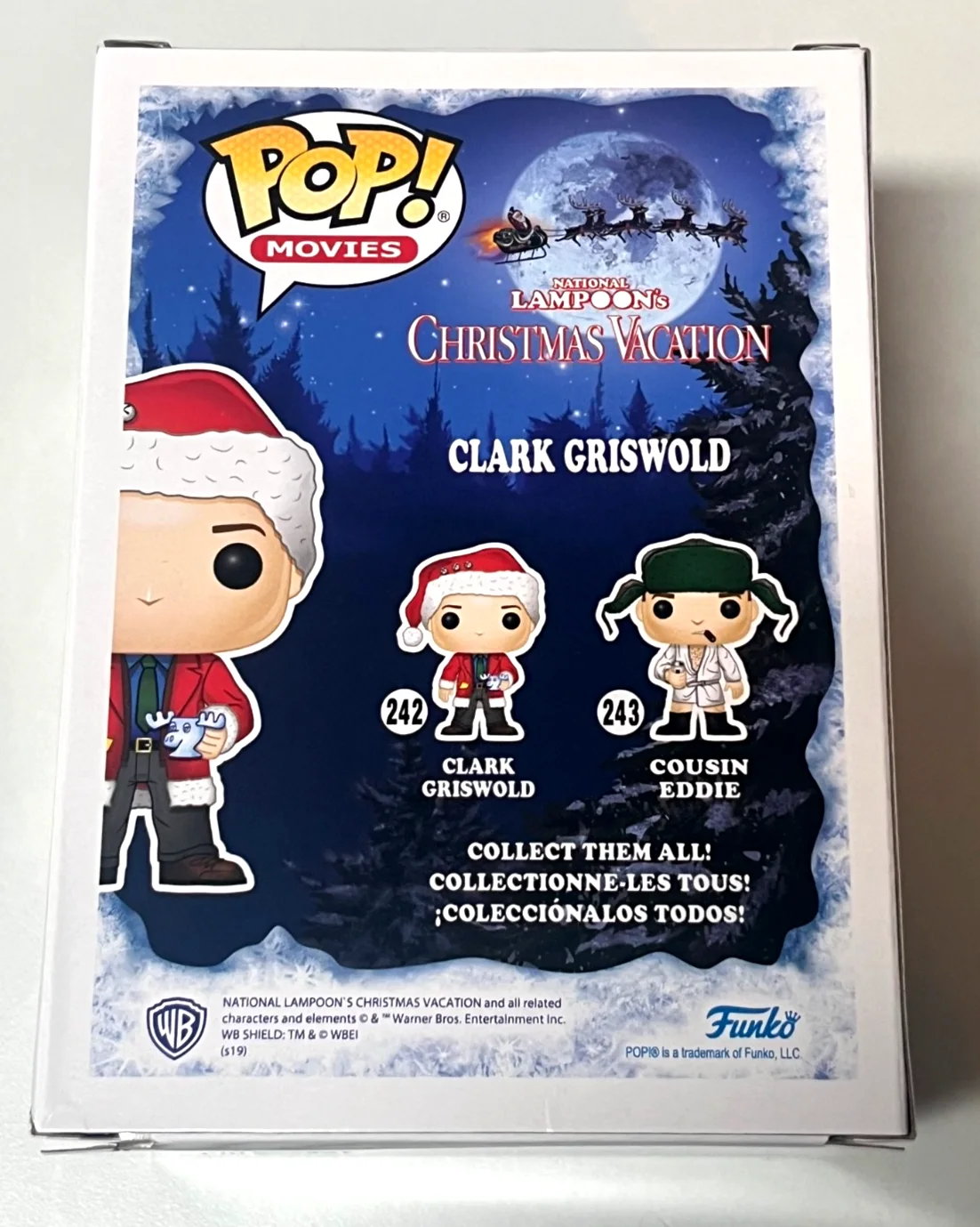 Chevy Chase — Chevy Chase Signed Clark Griswold Christmas Vacation Funko Pop #242 - BAS WIT, изображение 5