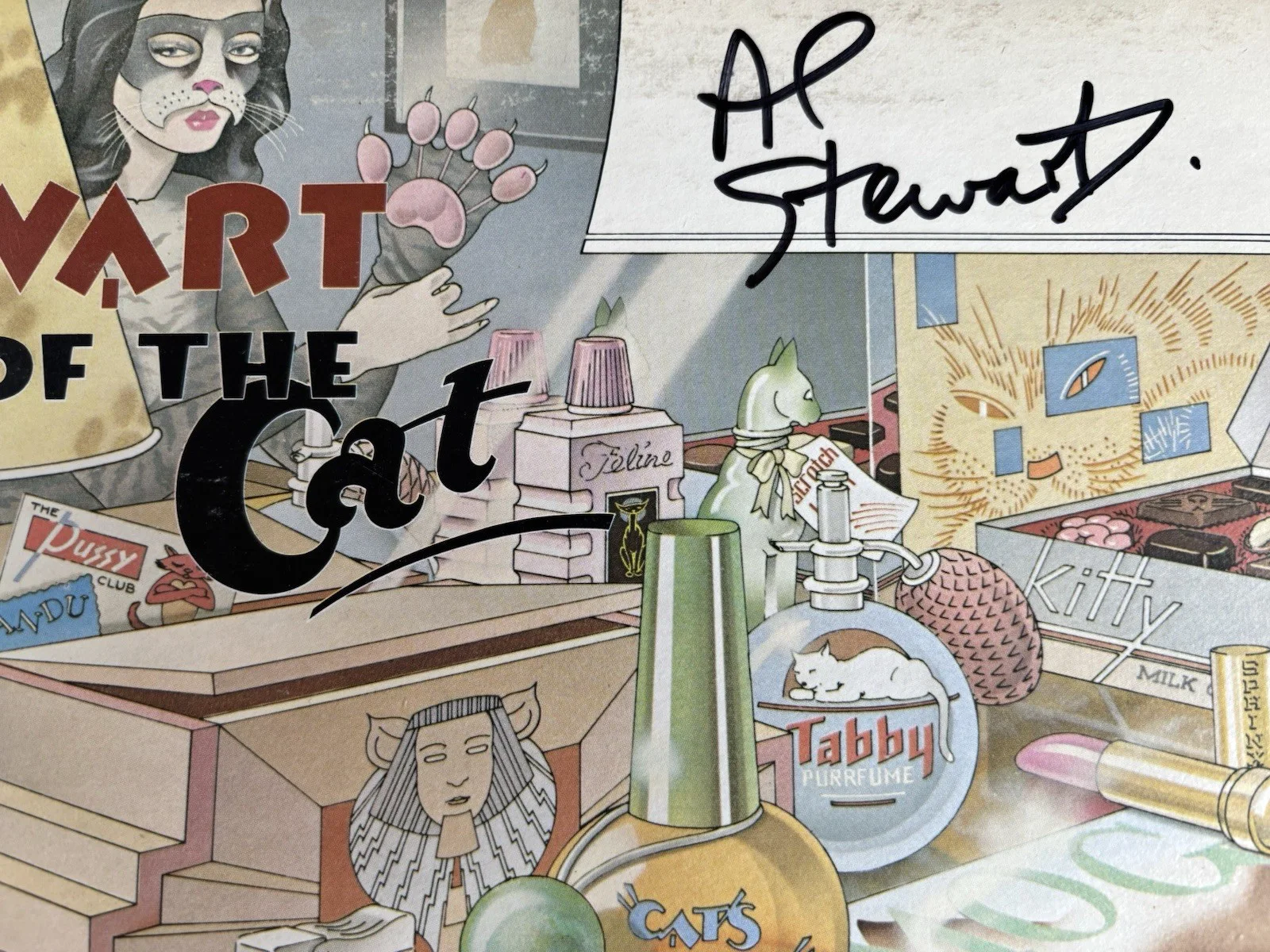 AL STEWART Alan Parsons & PETER WHITE Signed YEAR OF CAT Vinyl RECORD LP JSA COA, image 3