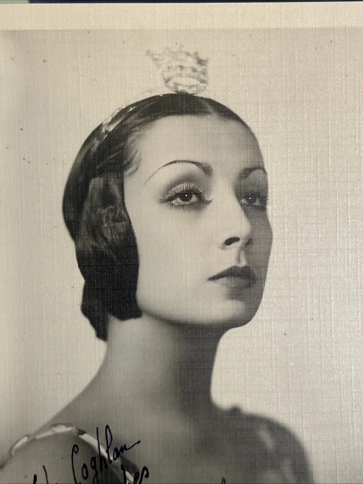 Tamara Toumanove — Tamara Toumanova Prima Ballerina Signed 5x7 Linen Photo t368, изображение 2