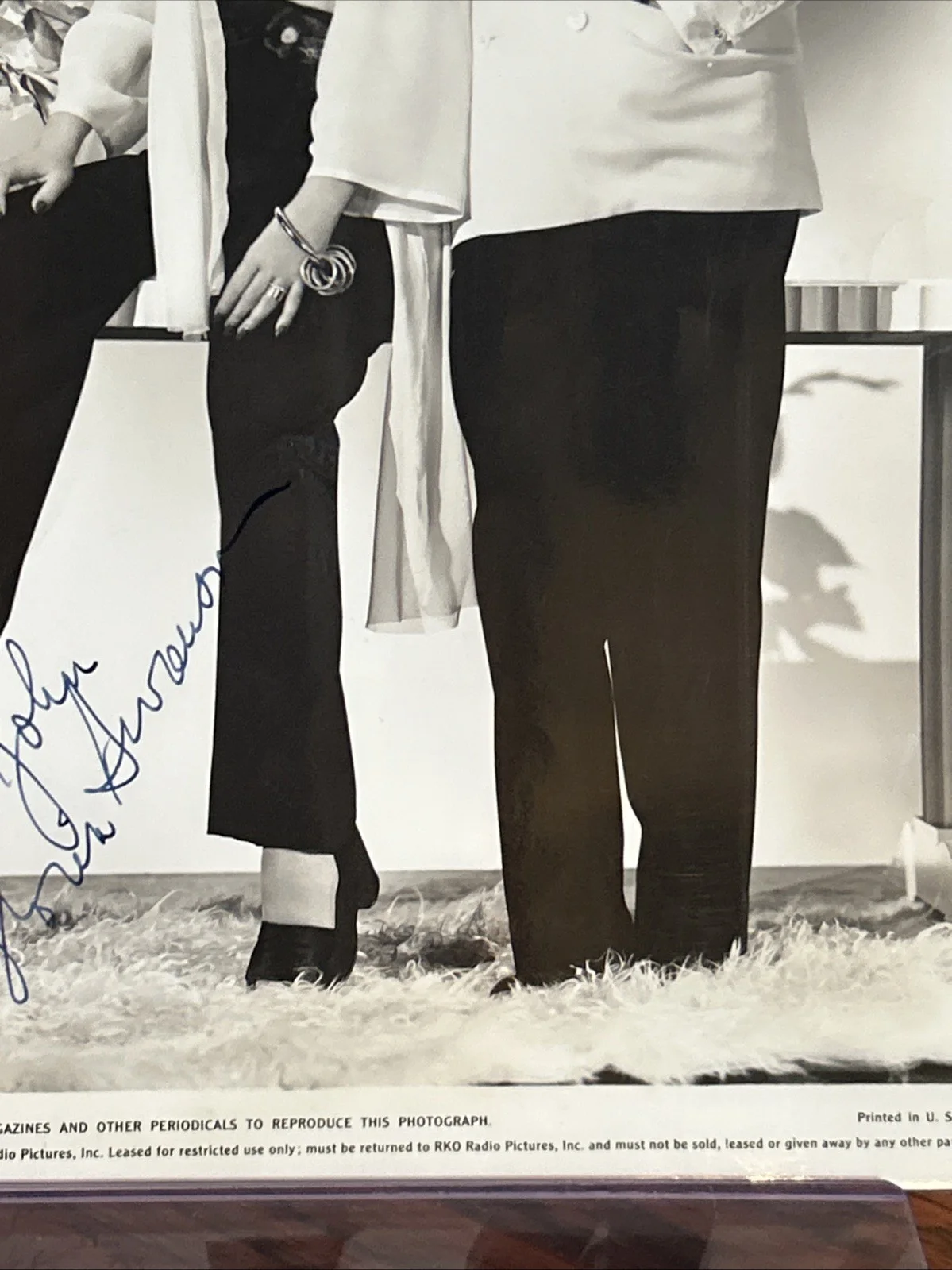 Gloria Swanson — Gloria Swanson Signed 8x10 Press Photo Father Takes a Wife 1941 t365, изображение 4