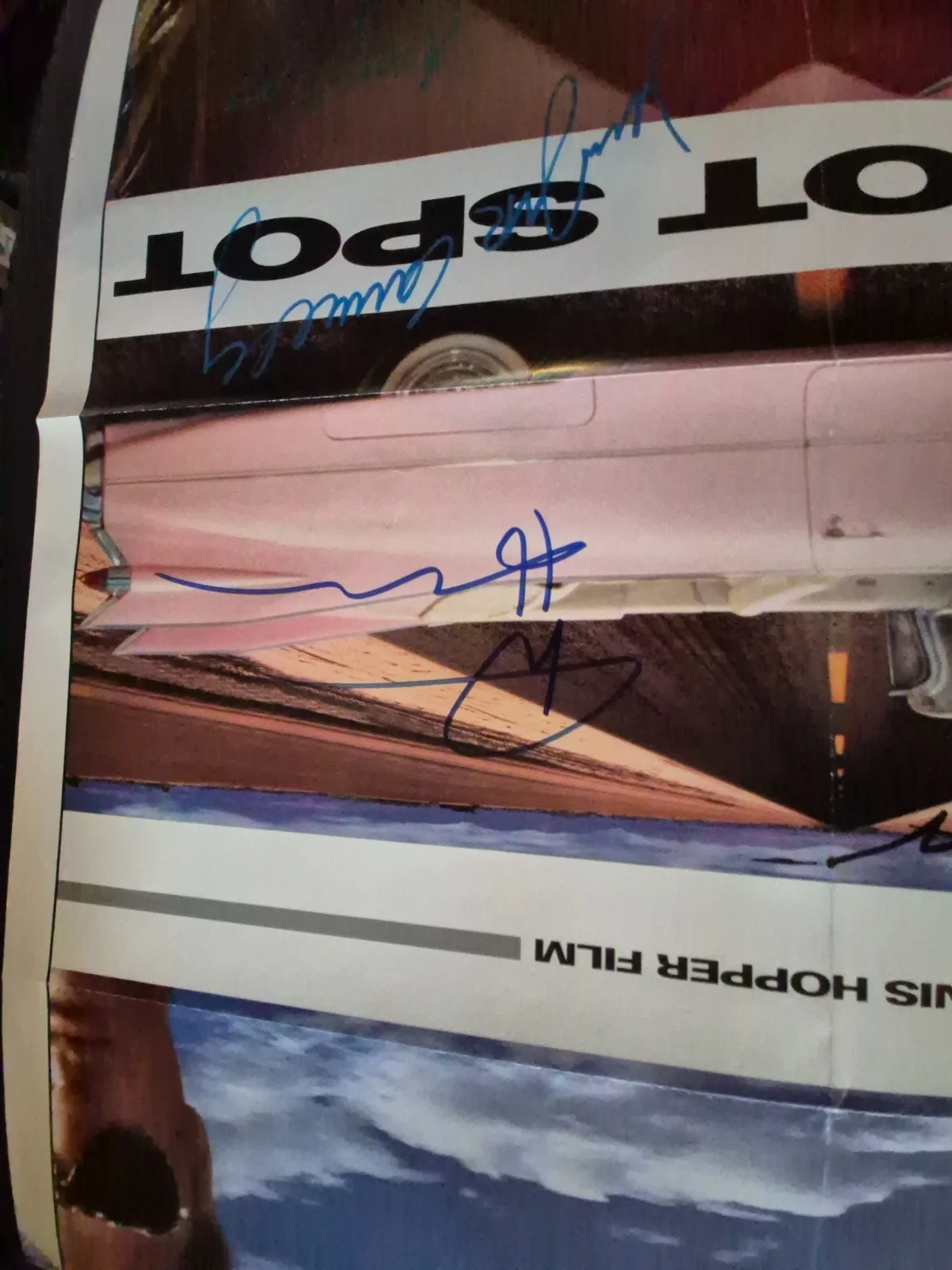 SEE BELOW — THE HOT SPOT--CAST SIGNED MOVIE POSTER-w/COA -1986 ekim, изображение 4