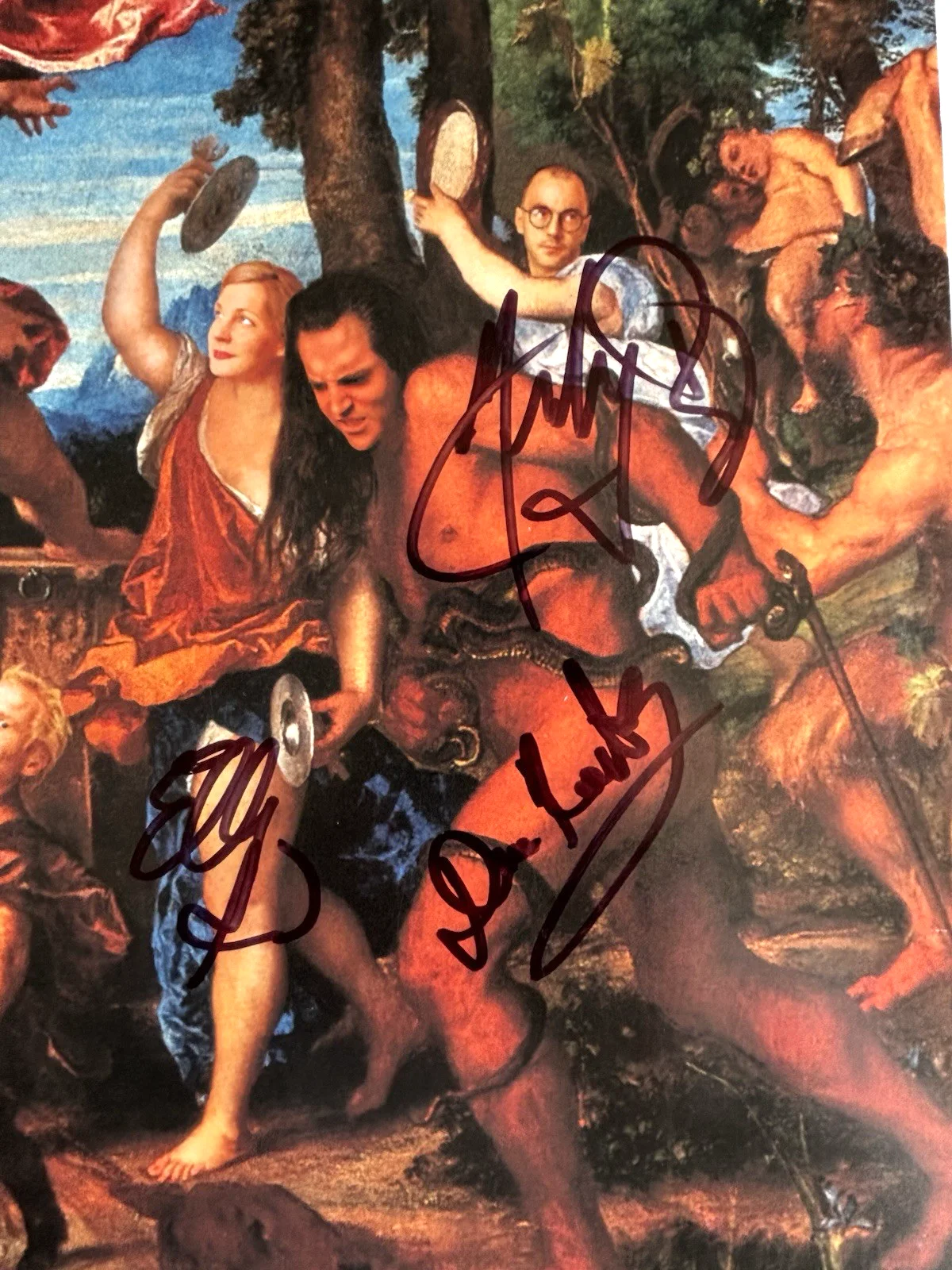 CRASH TEST DUMMIES Signed GOD SHUFFLED Vinyl RECORD LP x4 JSA COA Brad Roberts, image 4