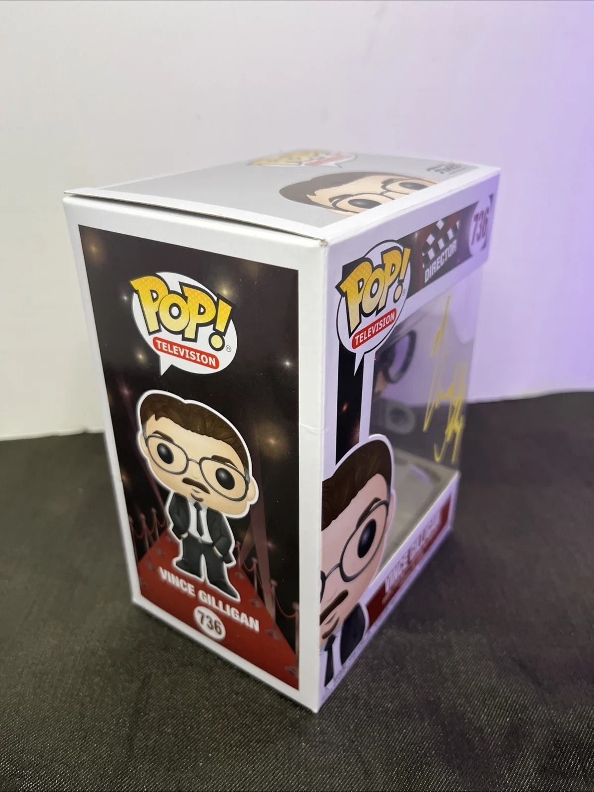 Vince Gilligan — Vince Gilligan Autographed Signed Funko POP! #736 Breaking Bad SWAU COA, image 5