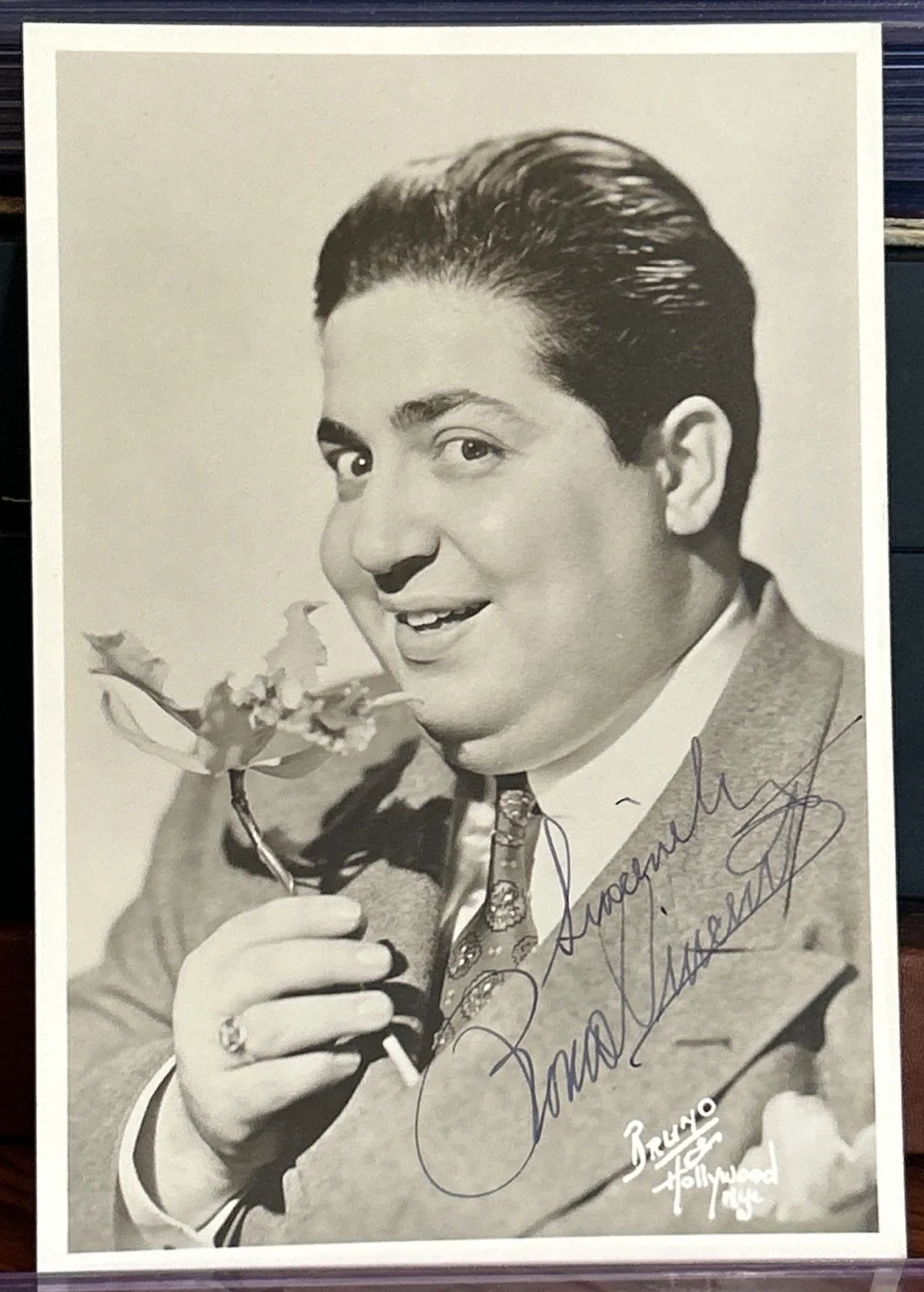 Romo Vincent — ROMO VINCENT (1908-1989) Signed 4.5x6 Signed Promo Photo t361