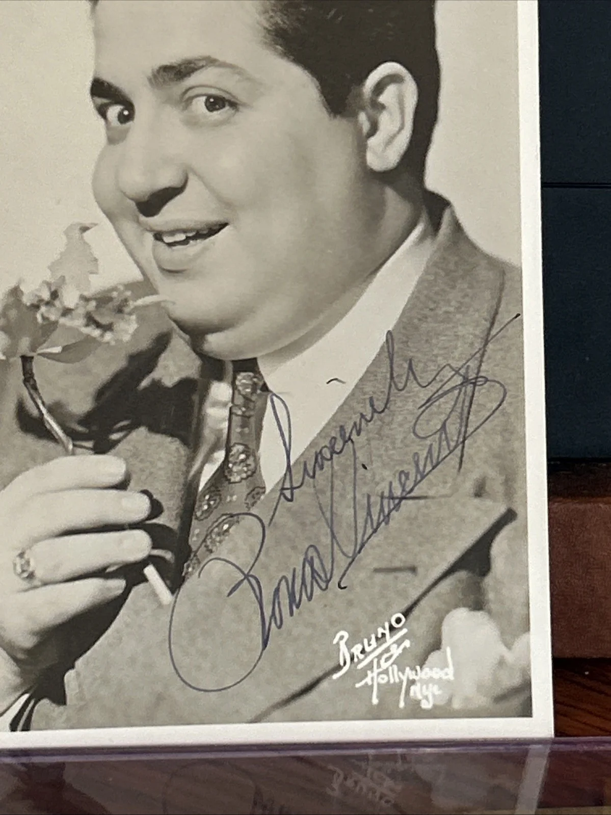 Romo Vincent — ROMO VINCENT (1908-1989) Signed 4.5x6 Signed Promo Photo t361, изображение 2