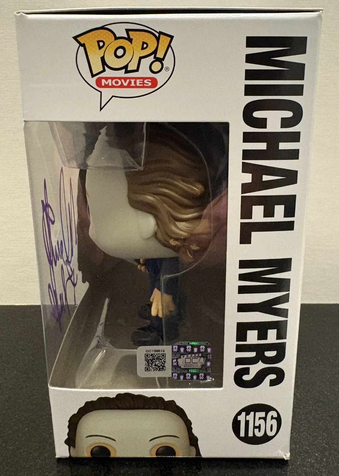 Nick Castle — Nick Castle Signed and Inscribed Halloween Michael Myers Funko # 1156 OC COA, изображение 2