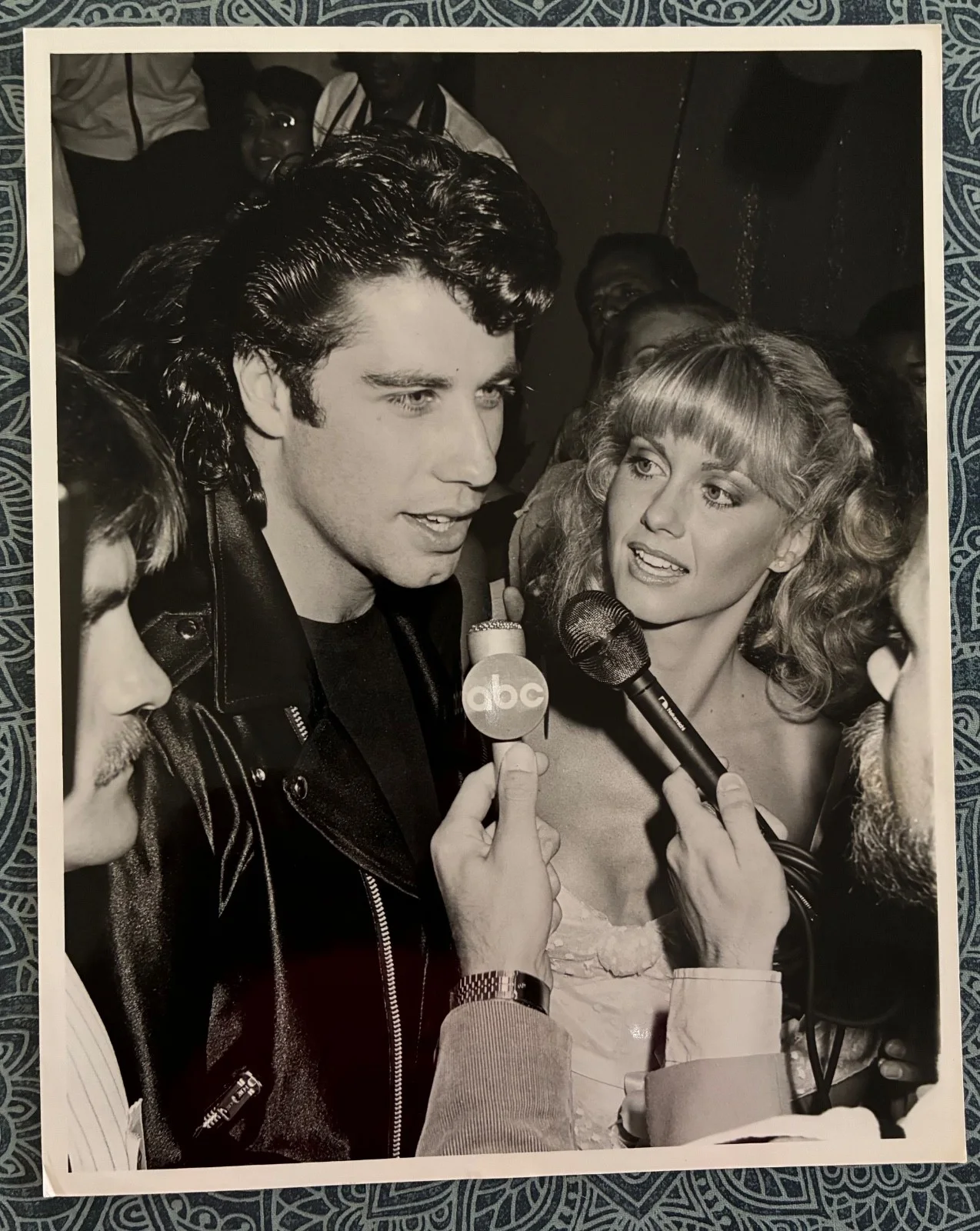 John Travolta — Travolta SIGNED Photo + Borsari Grease Premiere & Angels, image 3