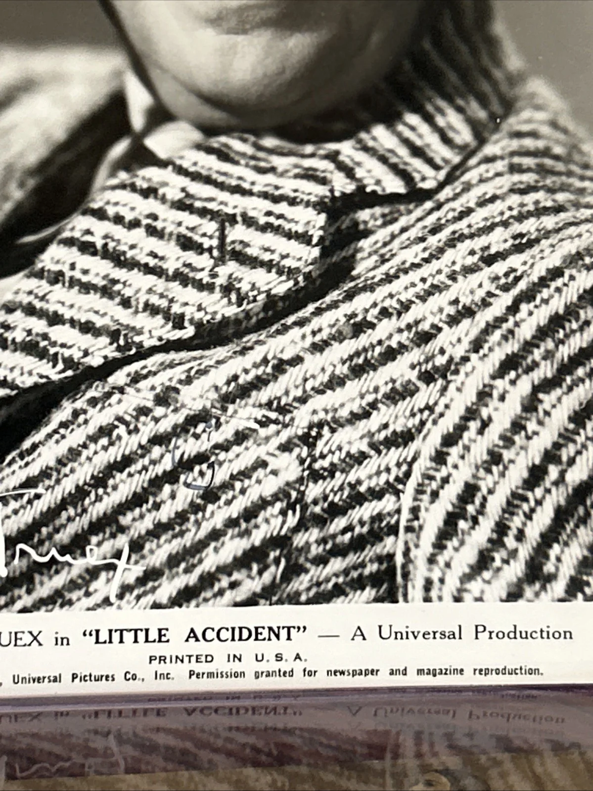Ernest Truex — Ernest Truex Signed 8x10 1939 Press Photo "Little Accident" t362, изображение 3