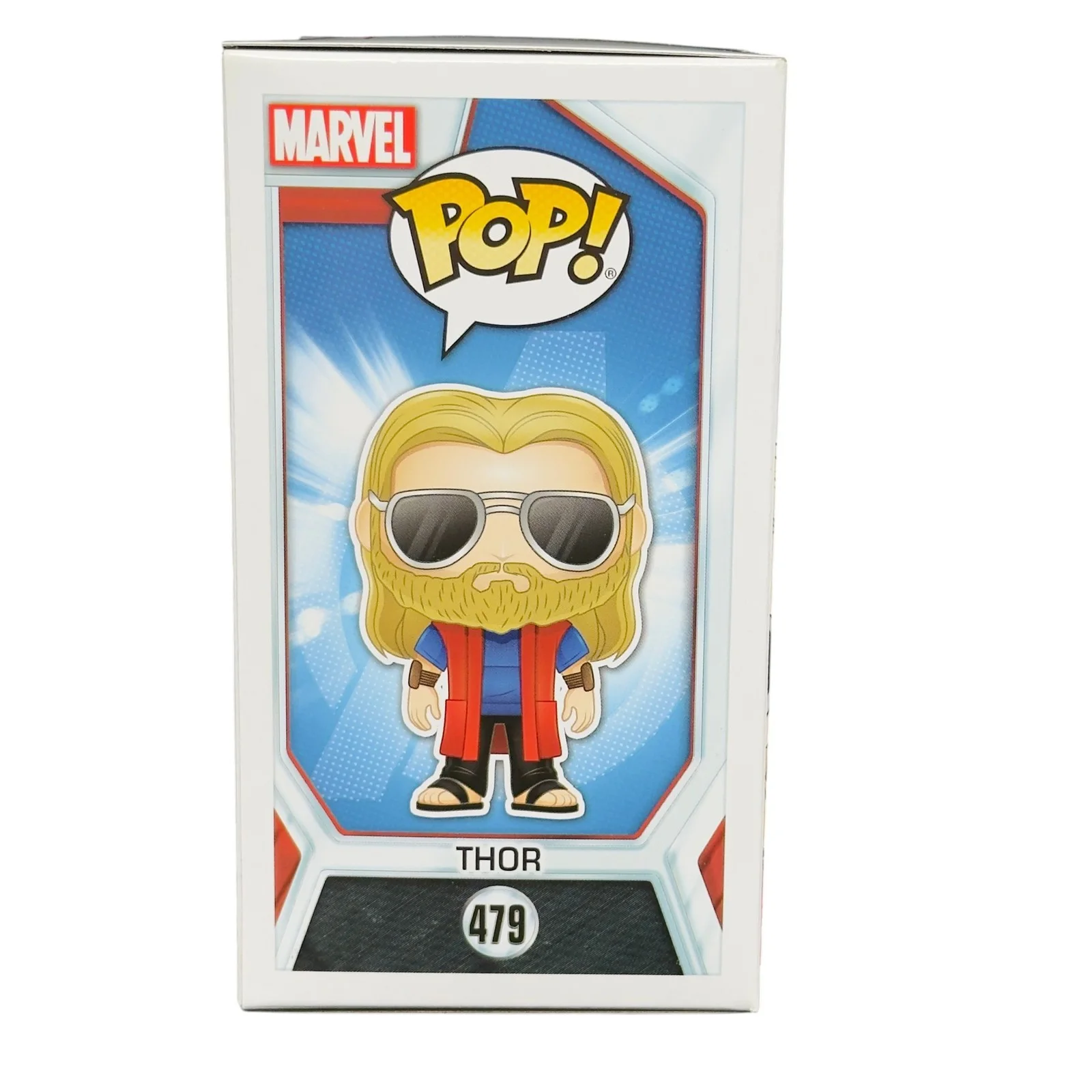 Chris Hemsworth — Chris Hemsworth Signed Thor Avengers: Endgame Funko Pop 479 Beckett Autograph, image 4