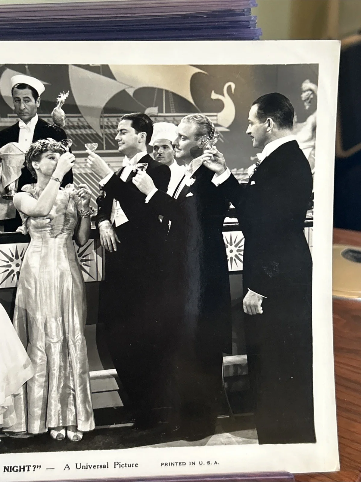 ARTHUR TREACHER Signed 8x10 Press Photo Remember Last Night 1935 t355, изображение 3