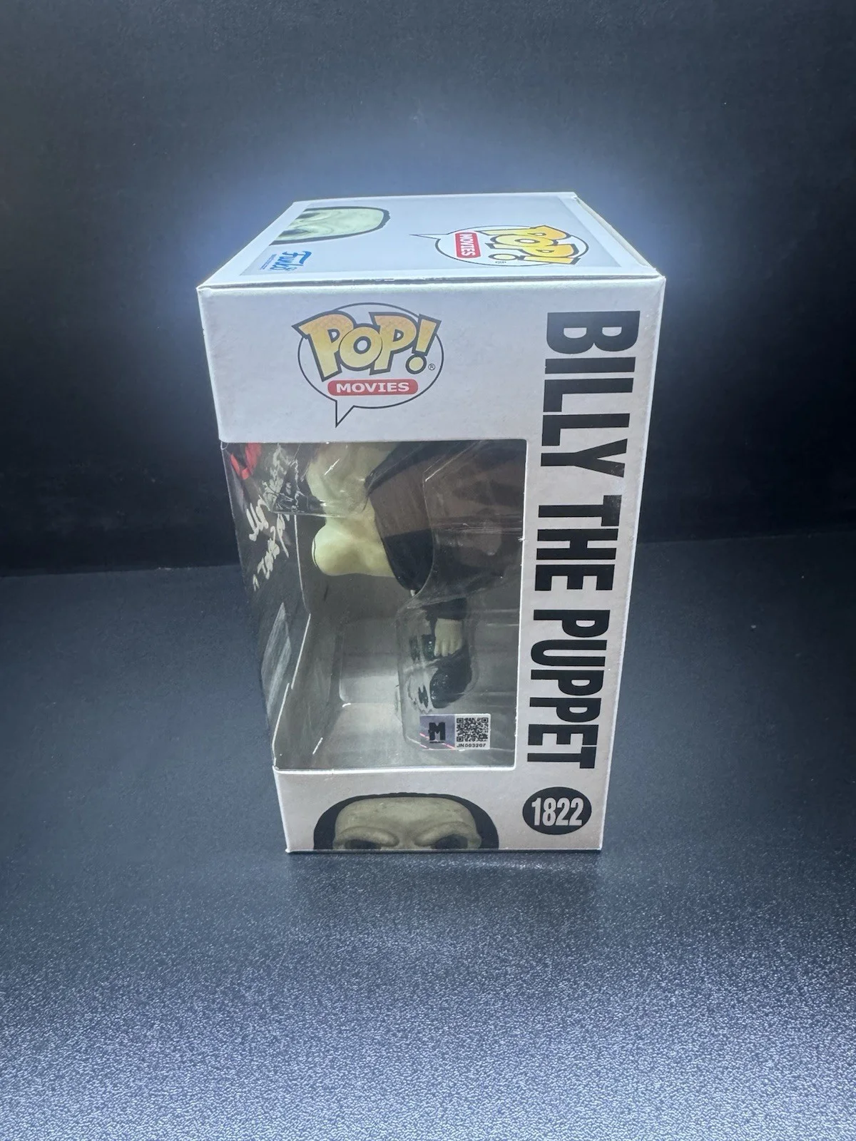 Tobin Bell — Signed Tobin Bell Saw Billy the Puppet LE 9500 Funko Pop #1822 w/ MAS COA, image 4