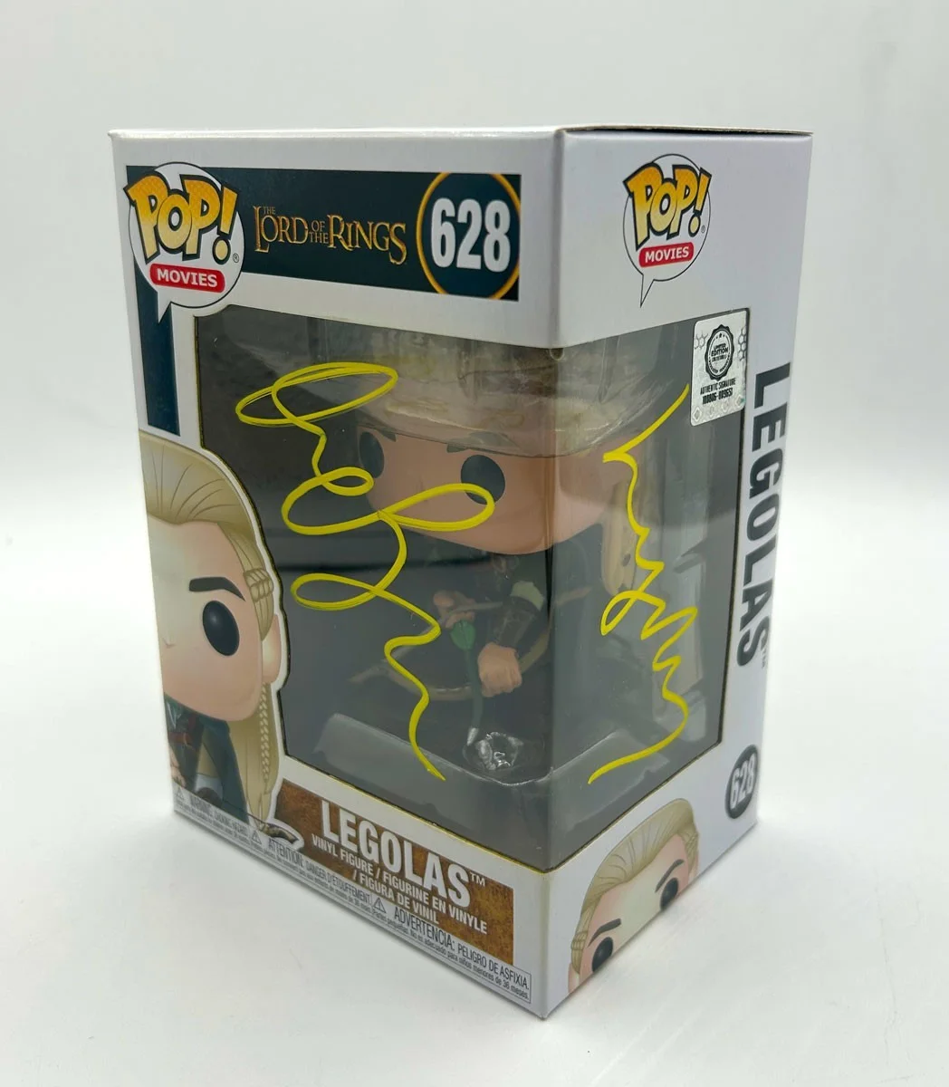Orlando Bloom — ORLANDO BLOOM SIGNED Legolas Funko Pop #628 Lord of the Rings - COA & PICTURE, изображение 2