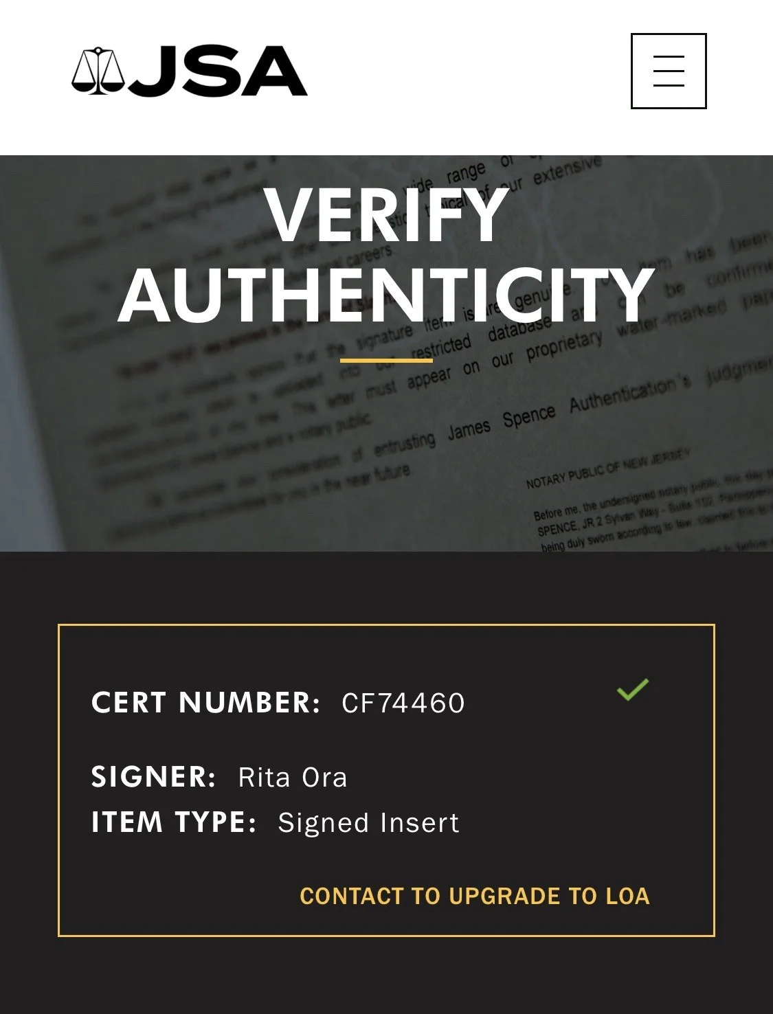 RITA ORA Signed 6x6 BODY ON ME Insert Photograph Autograph w/ JSA Certified COA, изображение 4