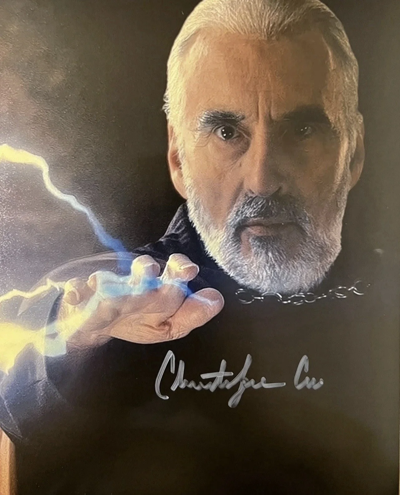 Christopher Lee — Christopher Lee Signed Photo w/ COA Autograph Saruman Lord Of The Rings