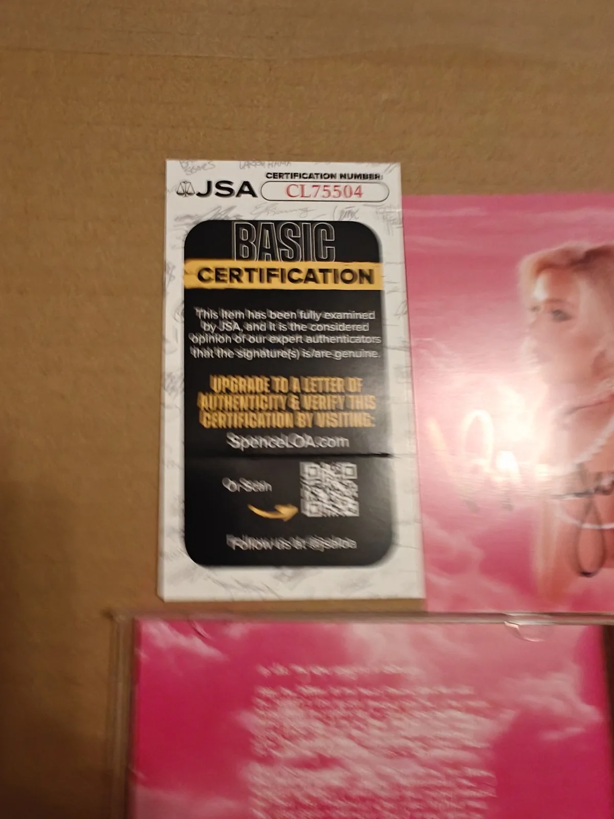 Megan Moroney Cloud 9 Signed CD JSA Certificate, image 3