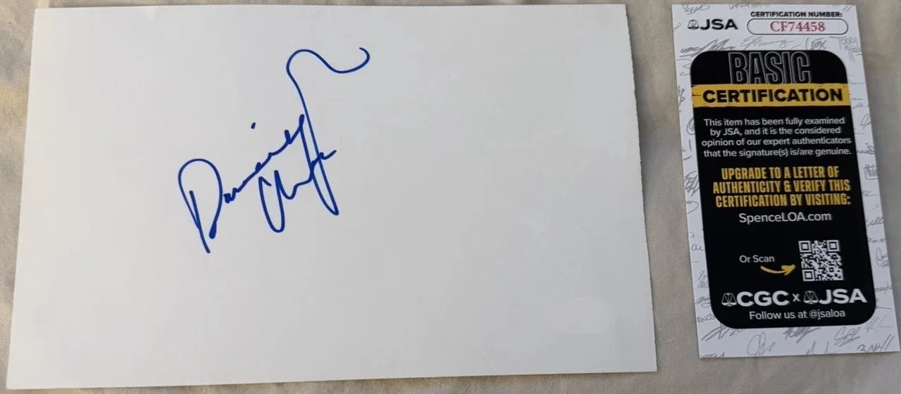 Daveigh Chase — DAVEIGH CHASE Signed 5x9 Photo Paper Cut Spirited Away LILO Stitch JSA COA Rare