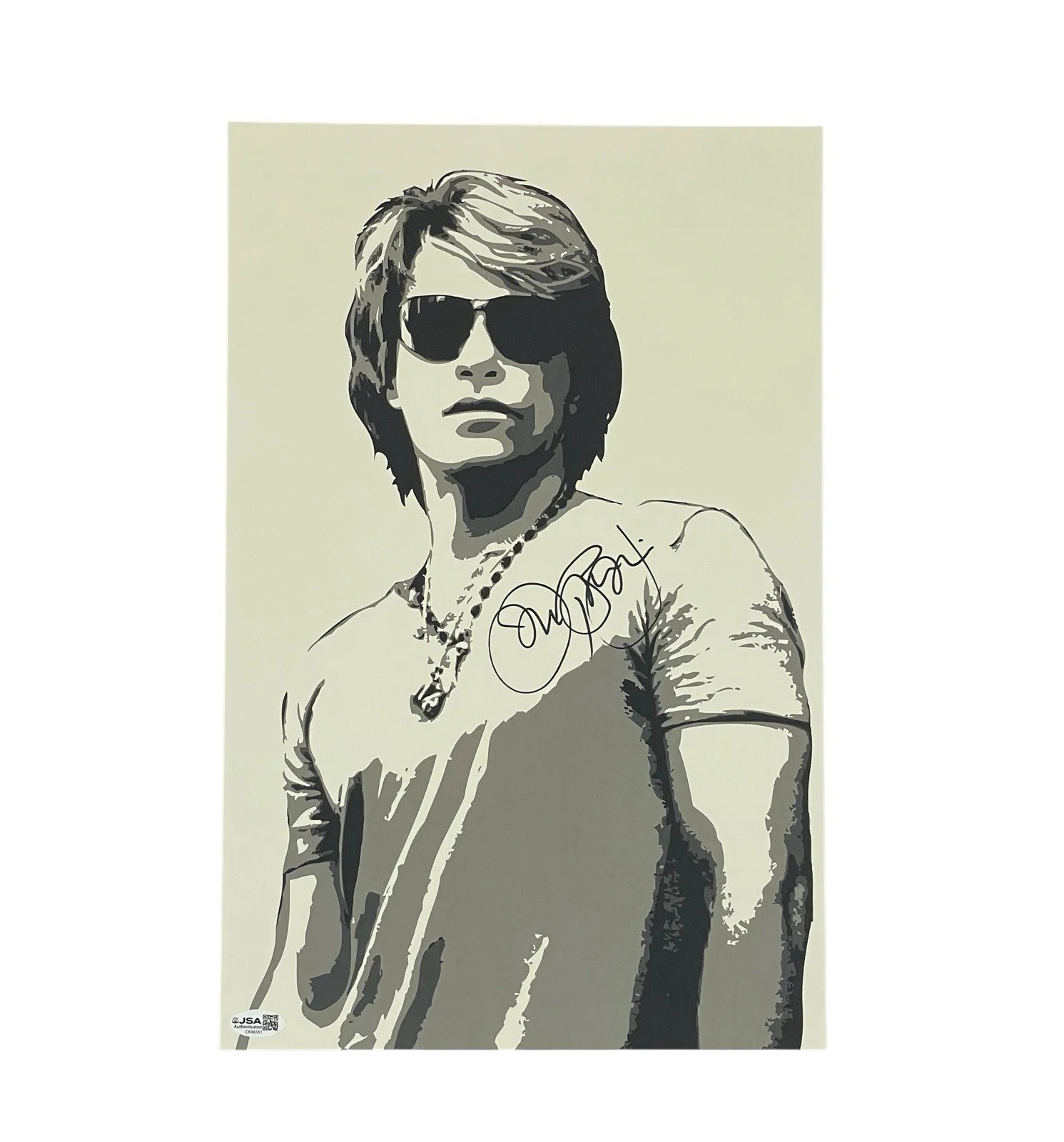 Jon Bon Jovi Autographed Limited Edition 11x17 Poster Lithograph Hand Signed JSA, изображение 2