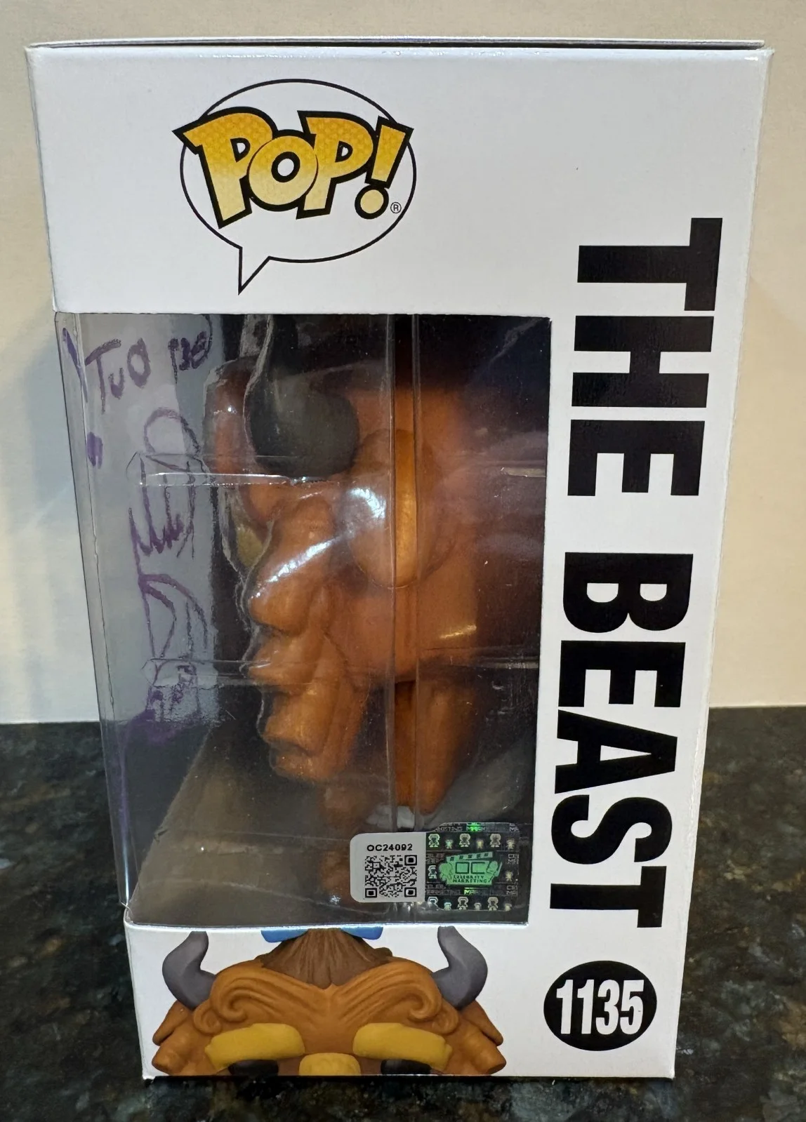 Robby Benson, Paige O'Hara, Richard White — Beauty and the Beast Robby Benson Richard White & Paige O'Hara signed Funko set, изображение 3