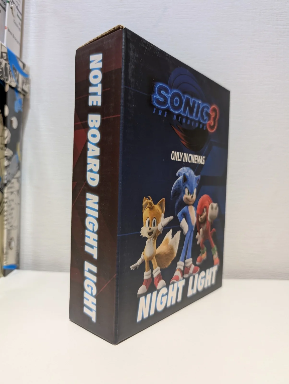 RARE Sonic The Hedgehog 3 Movie Promotional Note Board Night Light NEW Promo, изображение 4