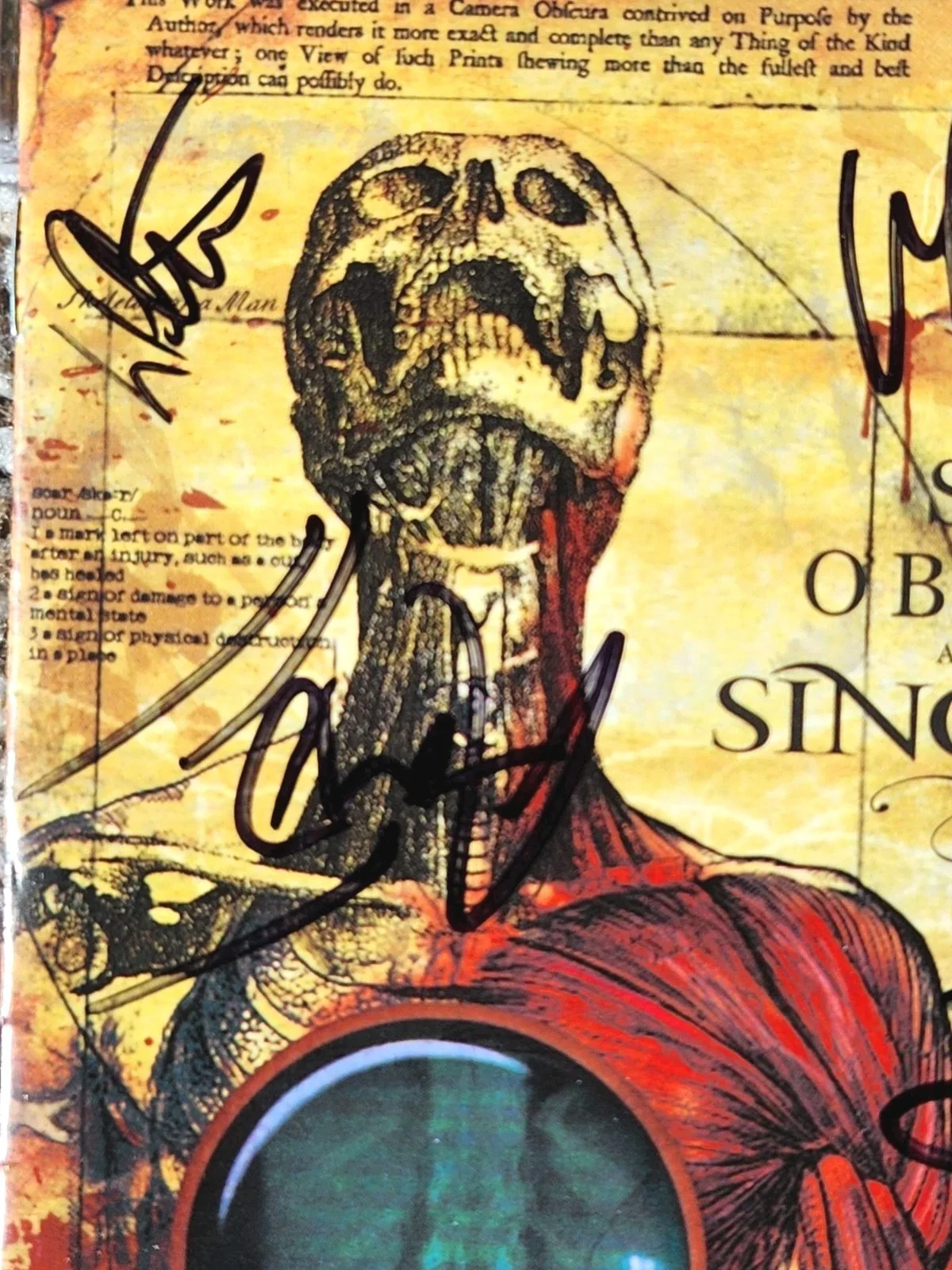 Signed Sinocence CD Scar Obscura (2010) AUTOGRAPHED by Band Very Rare, image 3