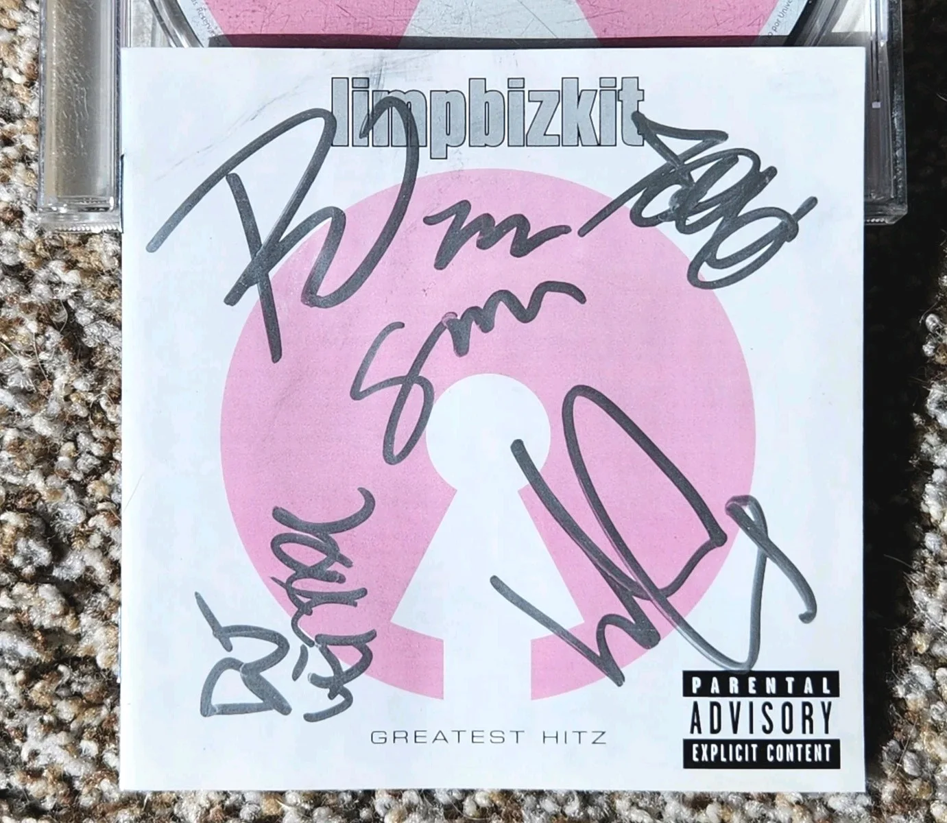 Signed LIMP BIZKIT CD Greatest Hitz Autographed By Band Rare Fred, Wes, Sam, изображение 3