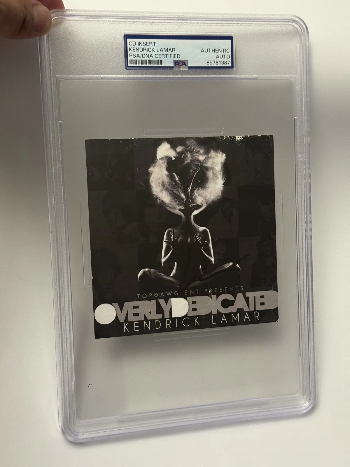 Kendrick Lamar Signed Autograph Overly Dedicated PSA DNA Slabbed authenticated, image 3