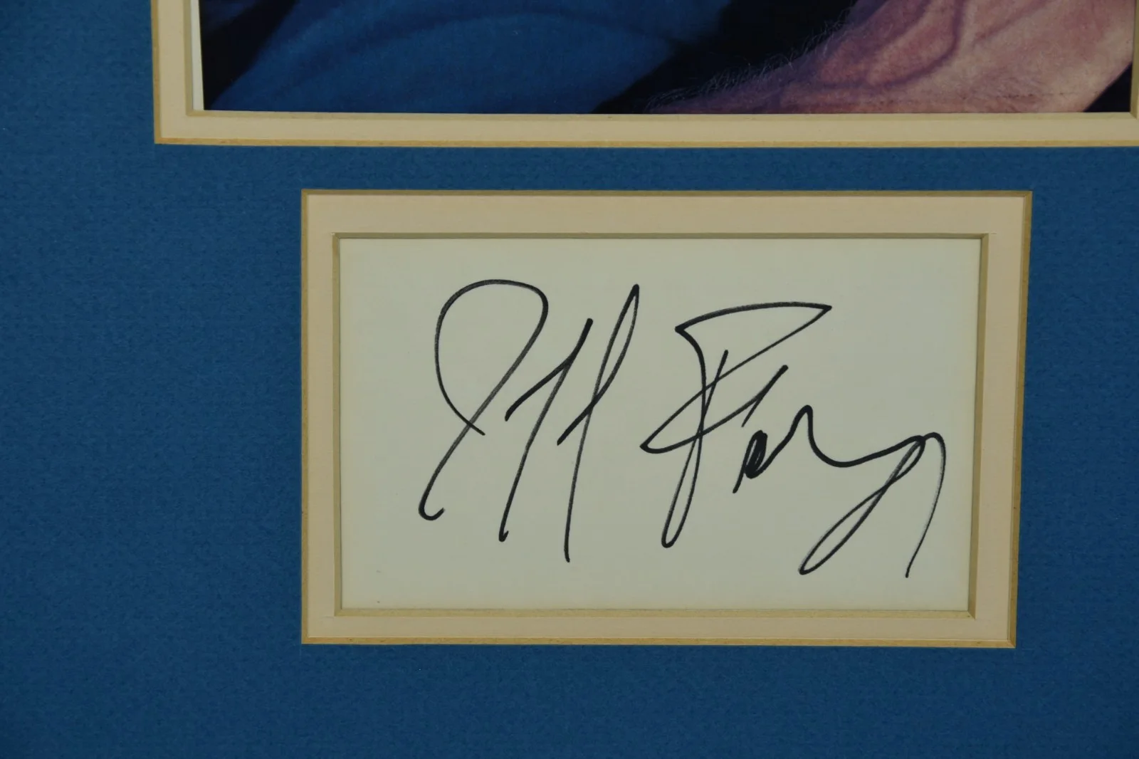 Jeff Fahey Autograph & Color Photograph Matted Silverado Psycho III, изображение 4