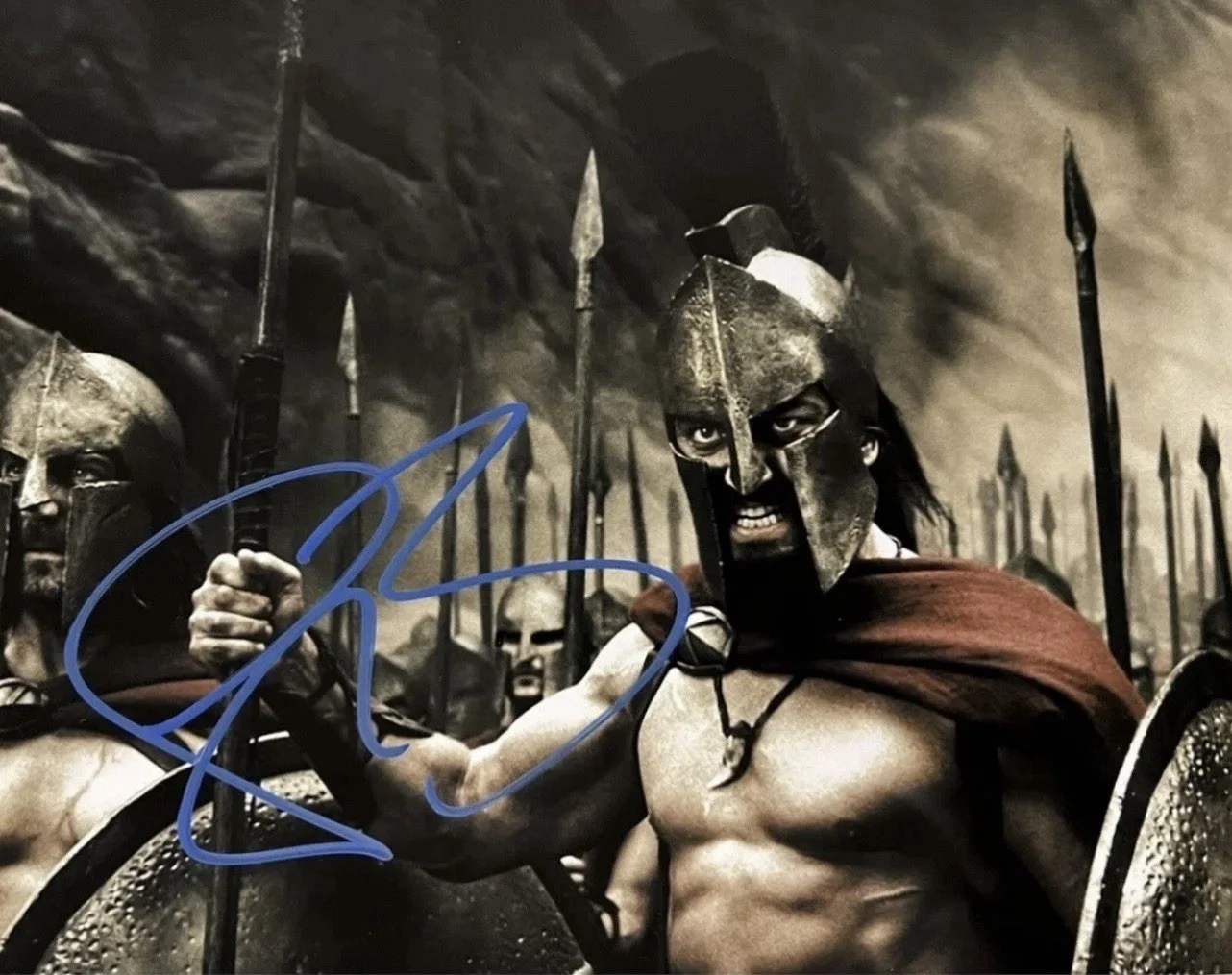Gerard Butler — Gerard Butler Signed Photo wCOA "300" Greenland Law Abiding Citizen Phantom