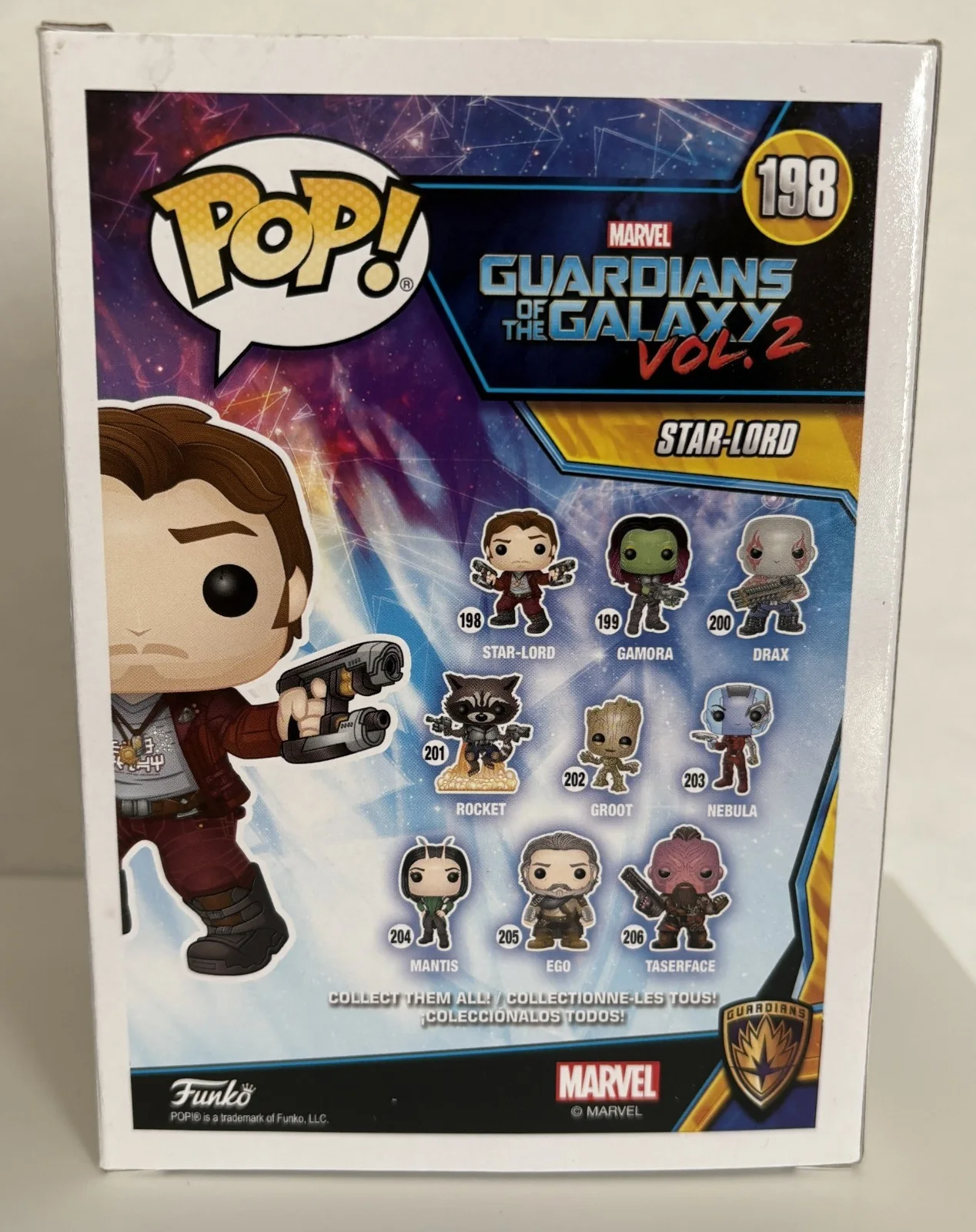Chris Pratt — Chris Pratt Signed Star Lord Funko 198 Guardians of the Galaxy Autograph Beckett, изображение 3