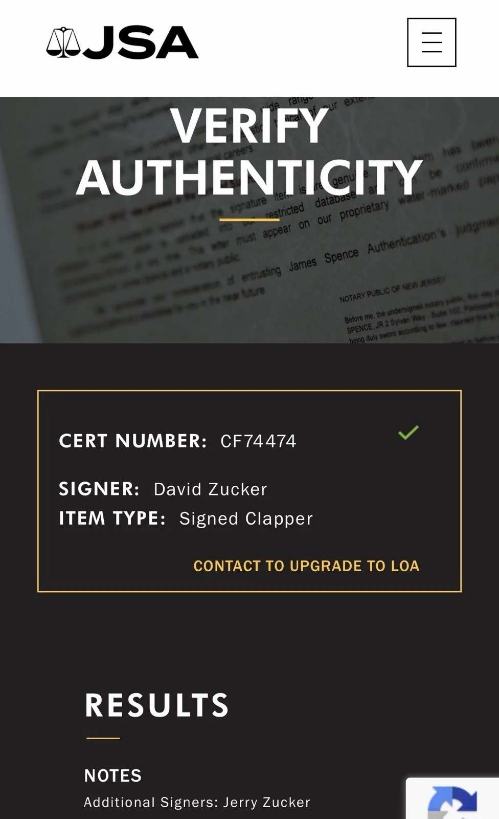 David, Jerry Zucker Brothers — David and Jerry Zucker Signed TOP SECRET! Inscription Director Clapboard JSA COA, изображение 4