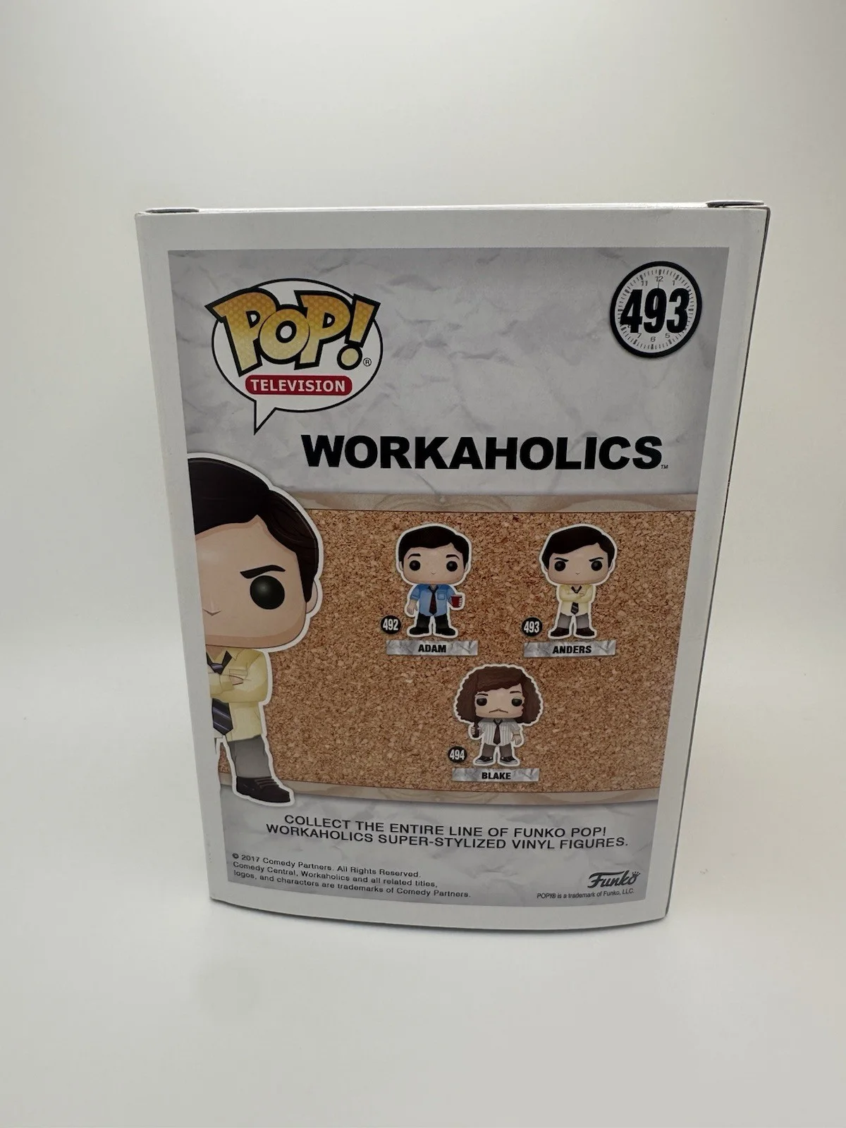 ANDERS HOLM SIGNED ‘ANDERS’ FUNKO POP ‘WORKAHOLICS’ TV COMEDY JSA COA WS, image 4