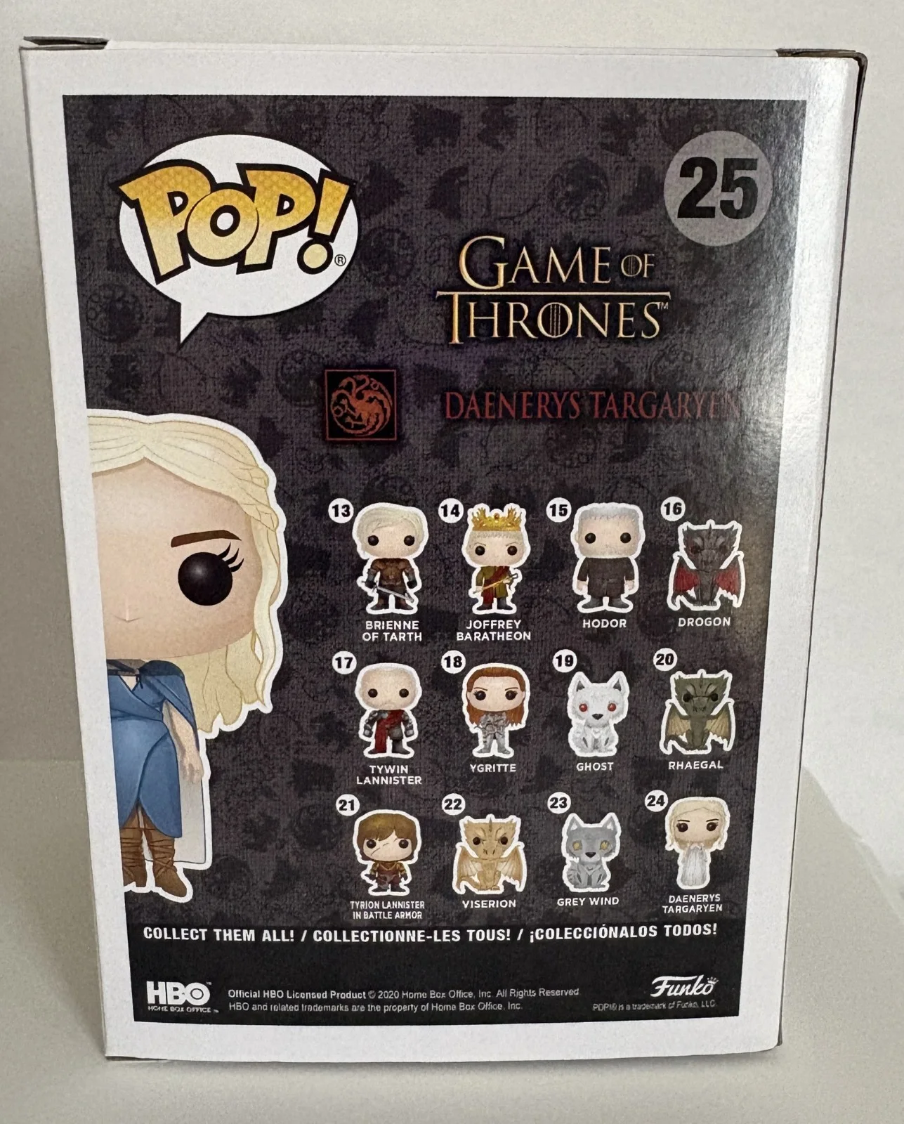 Emilia Clarke — Emilia Clarke signed & Inscribed Daenerys Funko Pop BAS Beckett Witness Holo, изображение 3