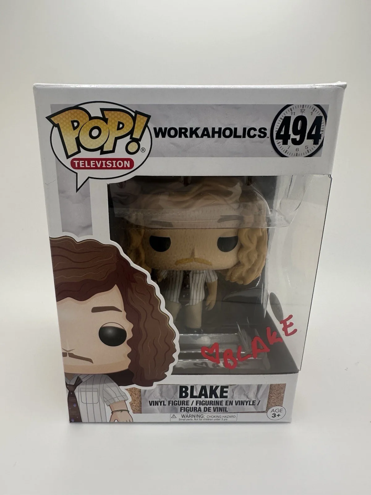 BLAKE ANDERSON SIGNED ‘BLAKE’ FUNKO POP ‘WORKAHOLICS’ TV COMEDY JSA COA WS, image 2