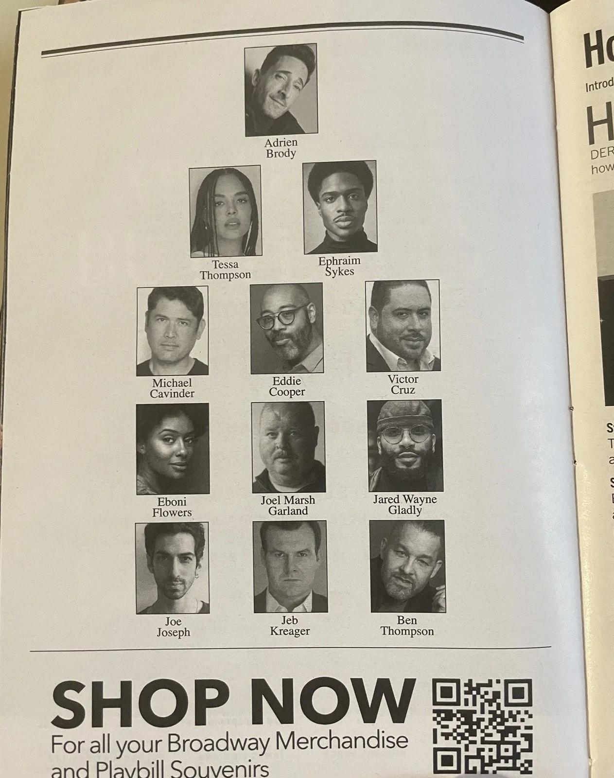 Tessa Thompson — Tessa Thompson Fear Of 13 Cast Signed Playbill 6 Signatures, изображение 2