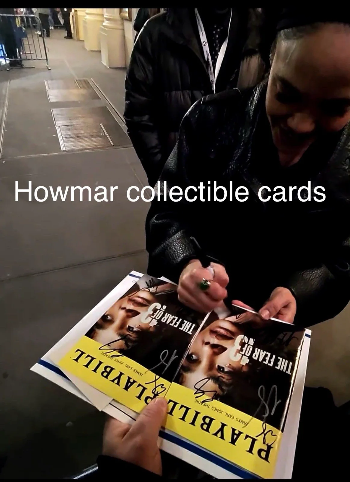 Tessa Thompson — Tessa Thompson Fear Of 13 Cast Signed Playbill 6 Signatures, изображение 3