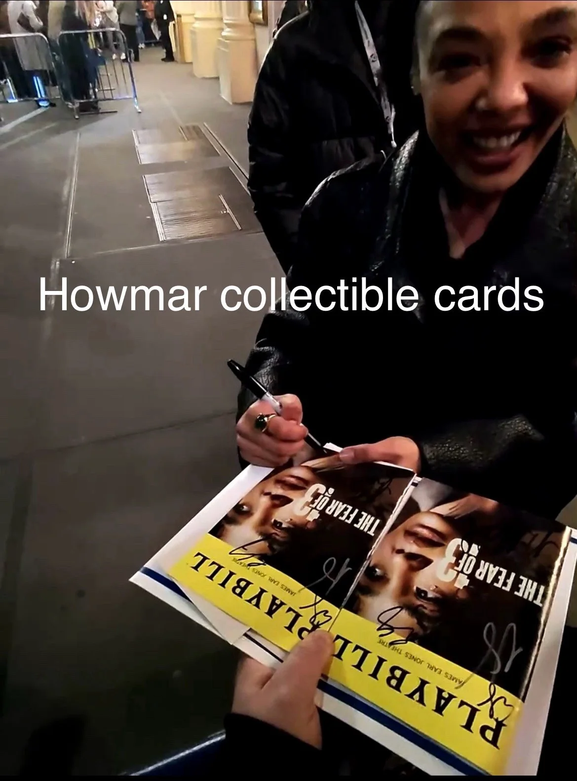 Tessa Thompson — Tessa Thompson Fear Of 13 Cast Signed Playbill 6 Signatures, изображение 4